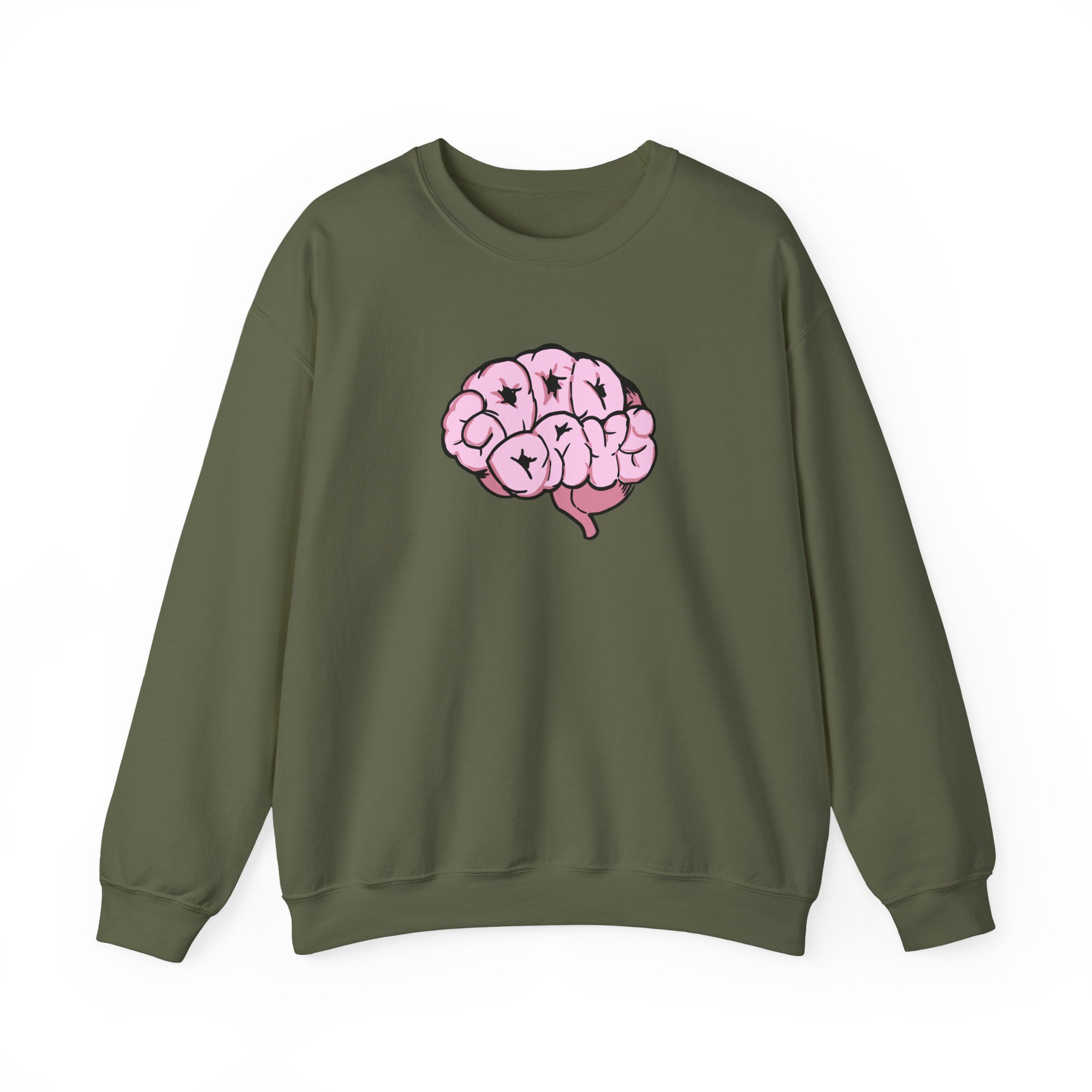 Sza Sostde 2020 Good Days Brain Unisex Heavy Blend™ Crewneck Sweatshirt - Image 11