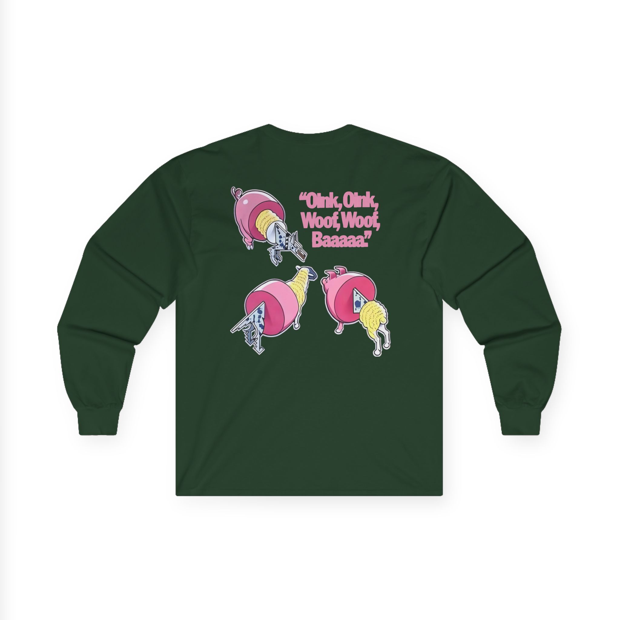 Pink Floyd Animals Oink Oink Unisex Ultra Cotton Long Sleeve Tee - Image 6