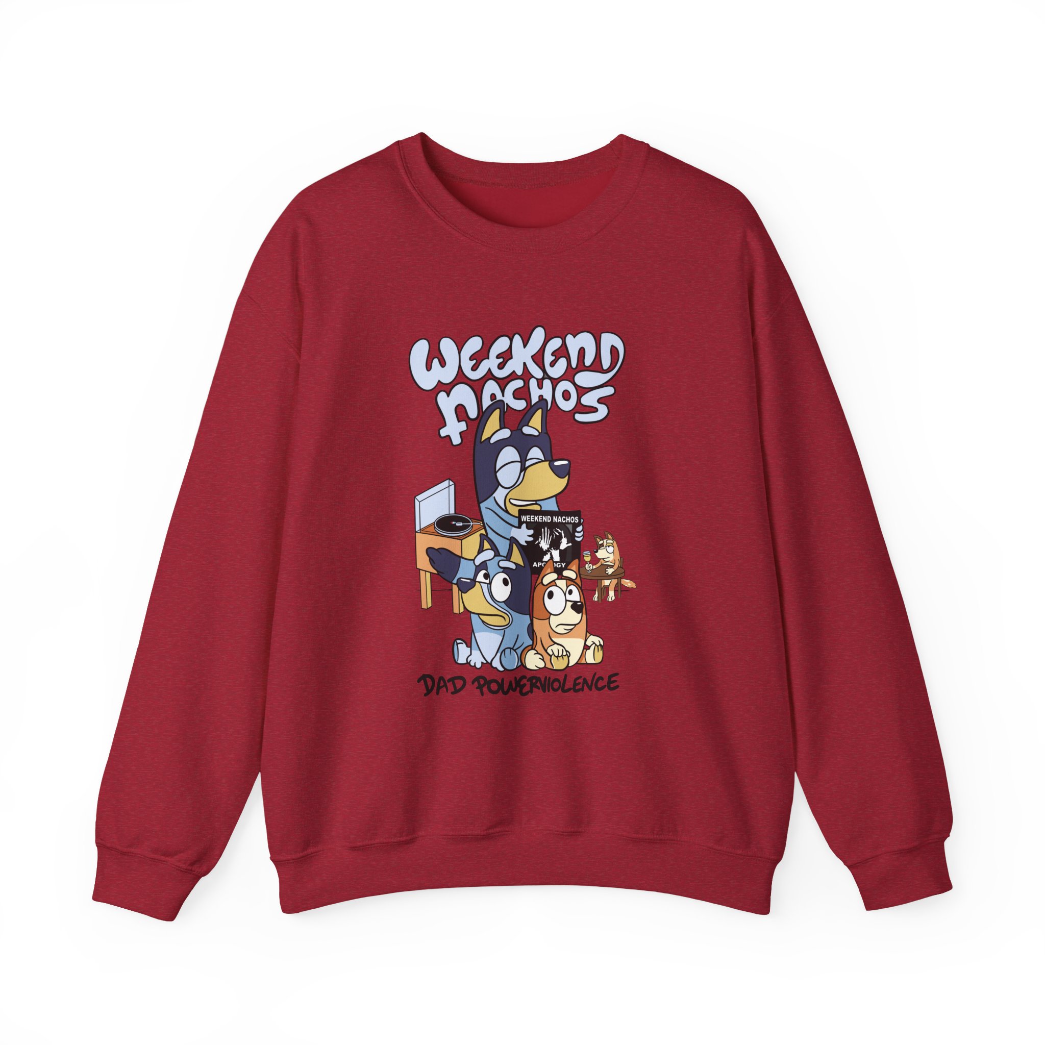 Weekend Nachos Unisex Heavy Blend™ Crewneck Sweatshirt - Image 21