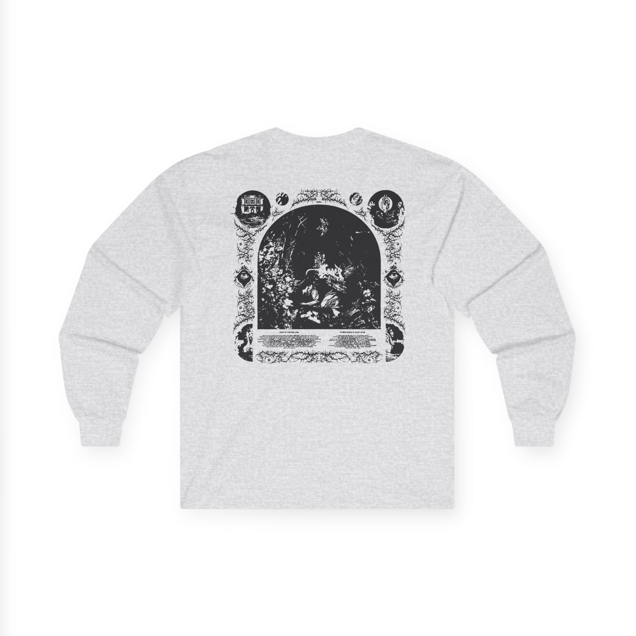 Knocked Loose Quiet Now Unisex Ultra Cotton Long Sleeve Tee - Image 4