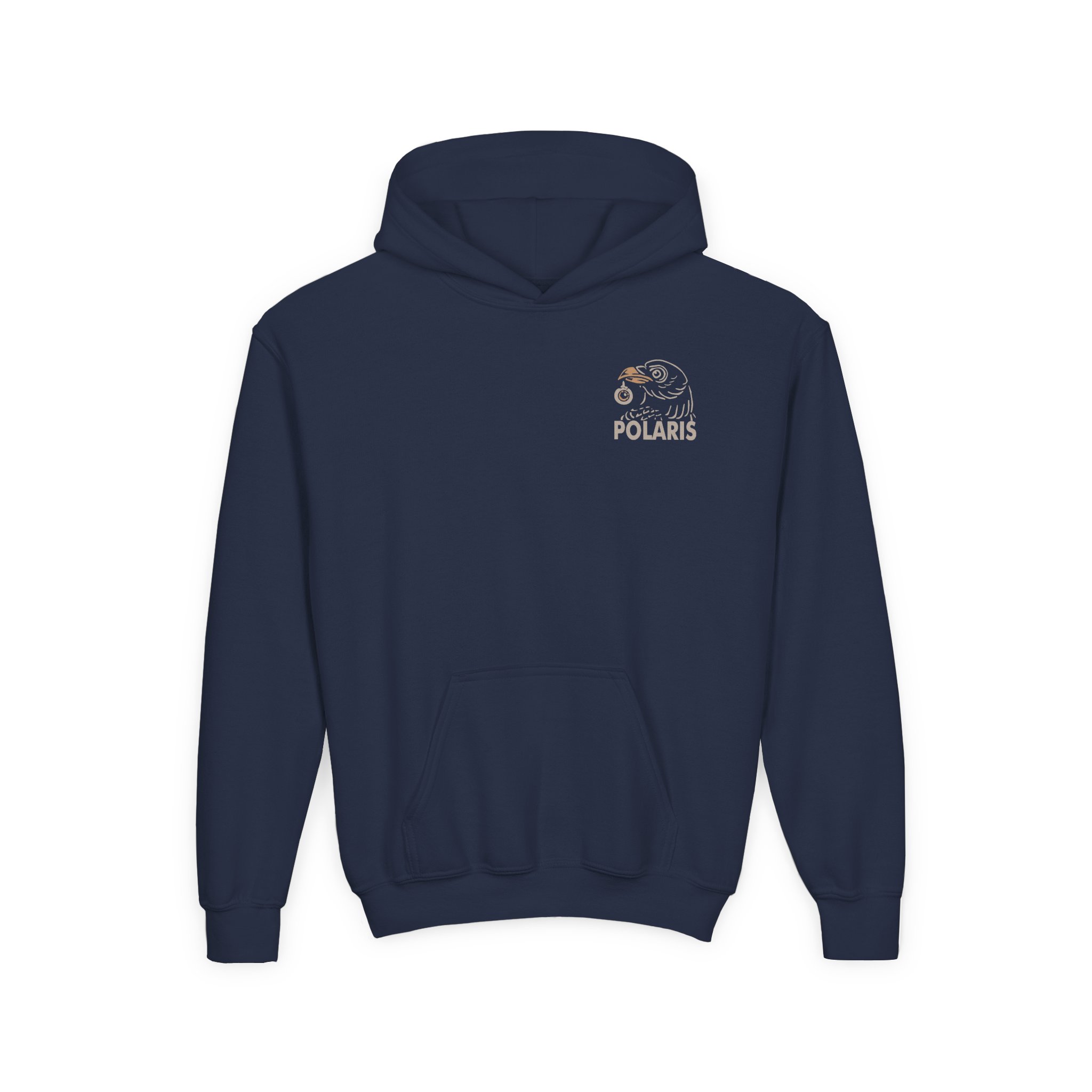 Polaris Crows Youth Heavy Blend Hooded Sweatshirt - Image 5