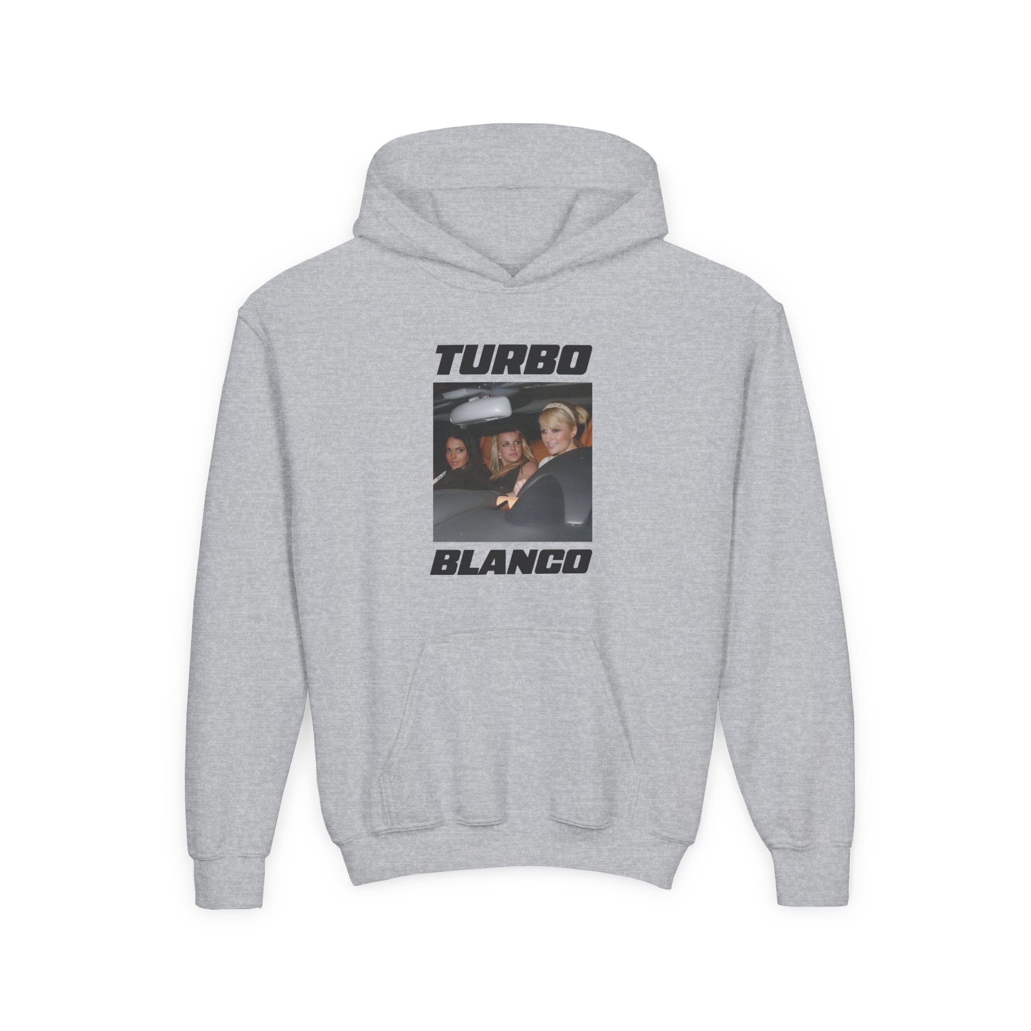 Youth Chris Lorenzo Turbo Blanco Heavy Blend Hooded Sweatshirt - Image 3