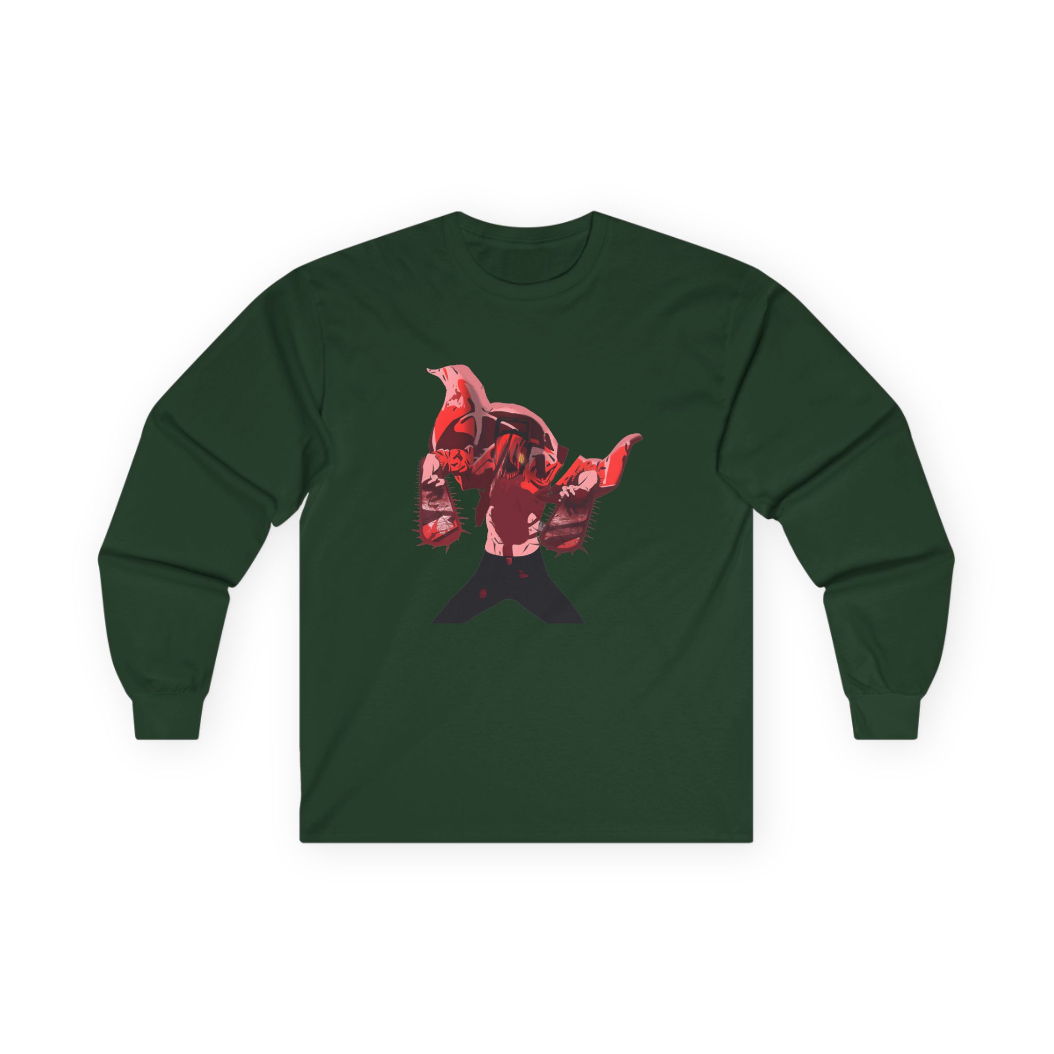 Chainsaw Man X Dim Mak Horror Unisex Ultra Cotton Long Sleeve Tee - Image 5