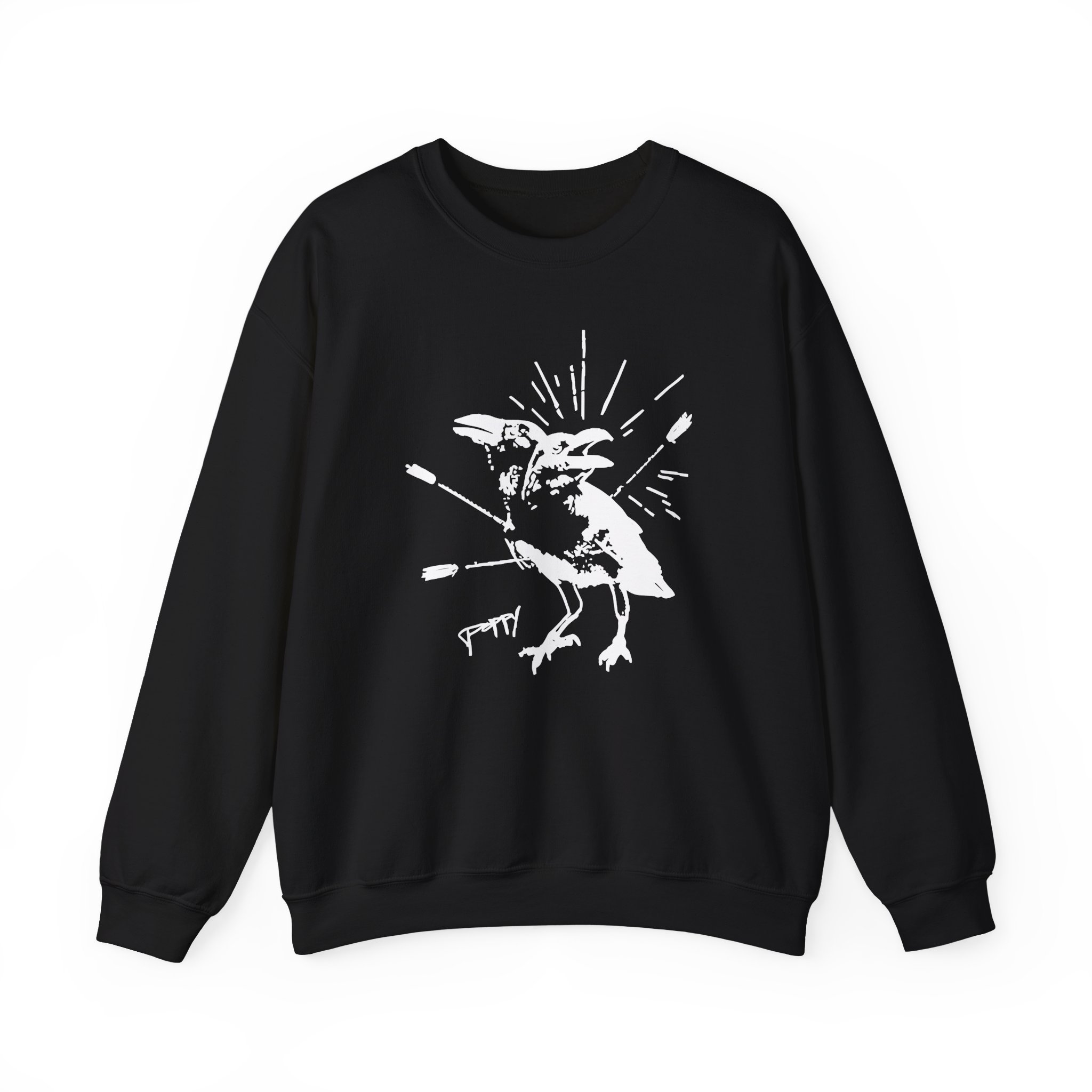 Poppy Coward Birds Unisex Heavy Blend™ Crewneck Sweatshirt