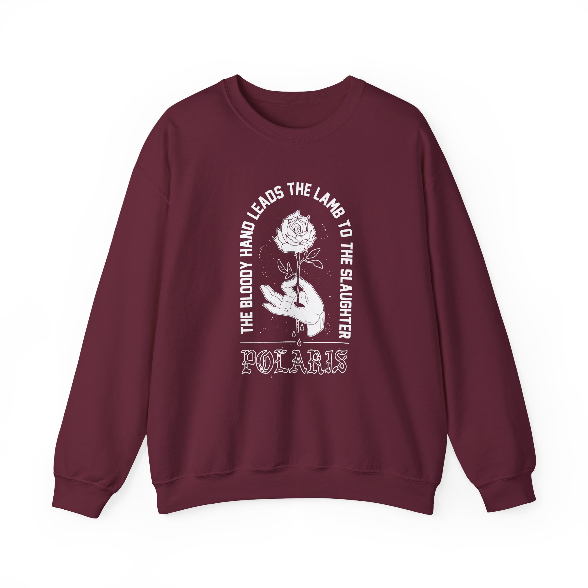 Polaris Bloody Hand Unisex Heavy Blend™ Crewneck Sweatshirt - Image 3