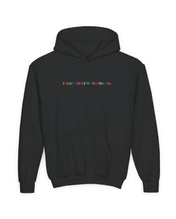 Love on Tour Treat People With Kindness Youth Heavy Blend Hooded Sweatshirt