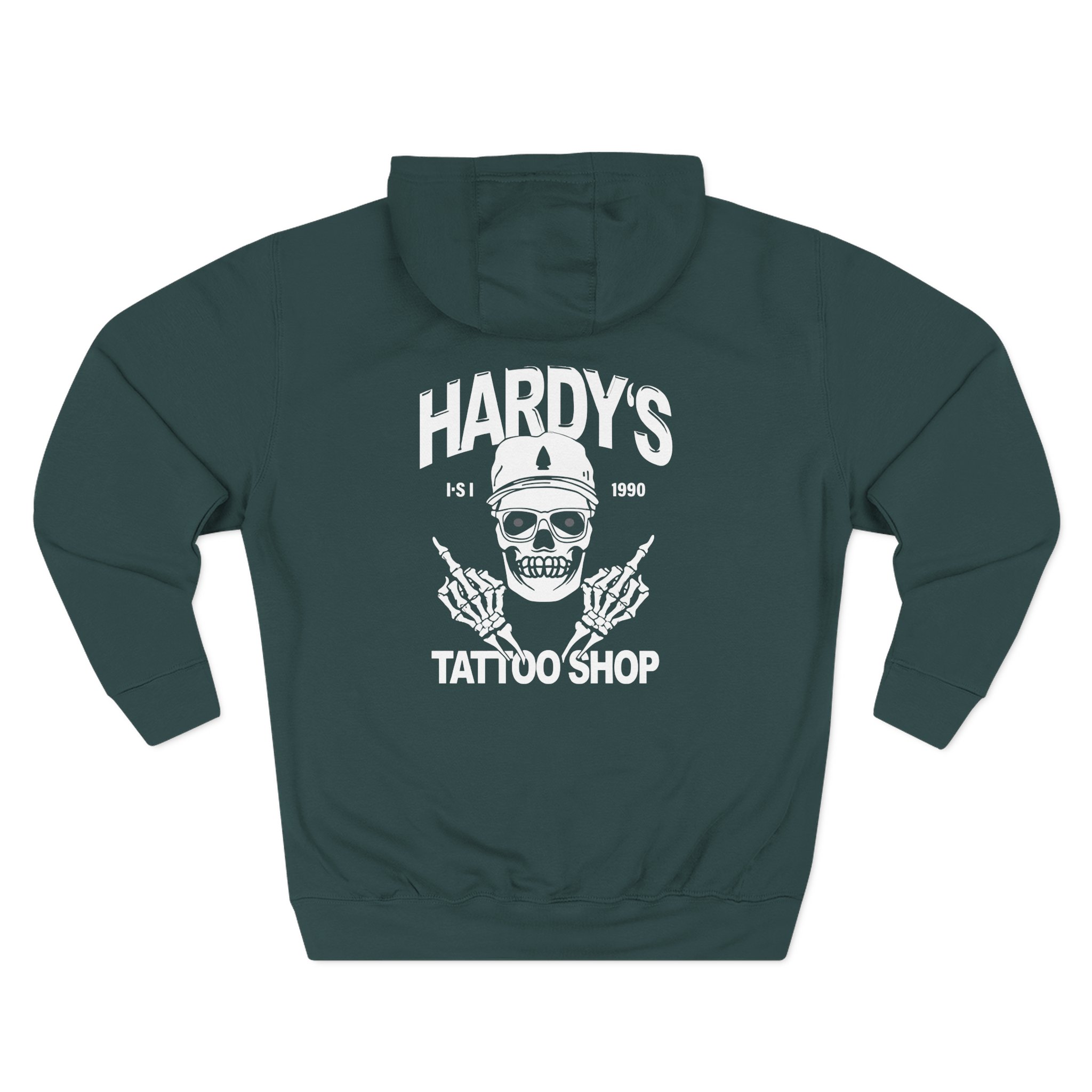 Hd Tattoo Shop Three-Panel Fleece Hoodie - Image 8