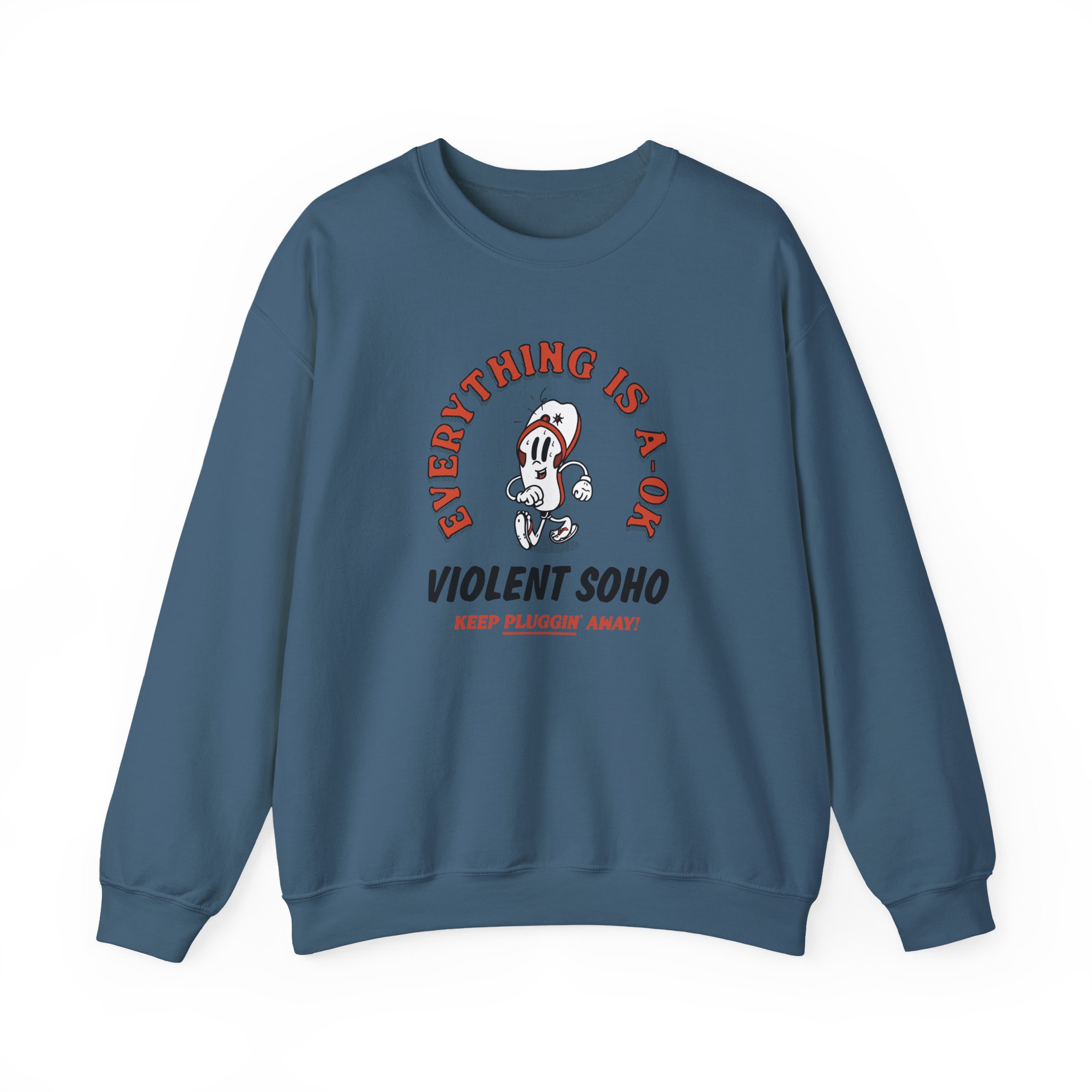Violent Soho Keep on Pluggin Unisex Heavy Blend™ Crewneck Sweatshirt - Image 15