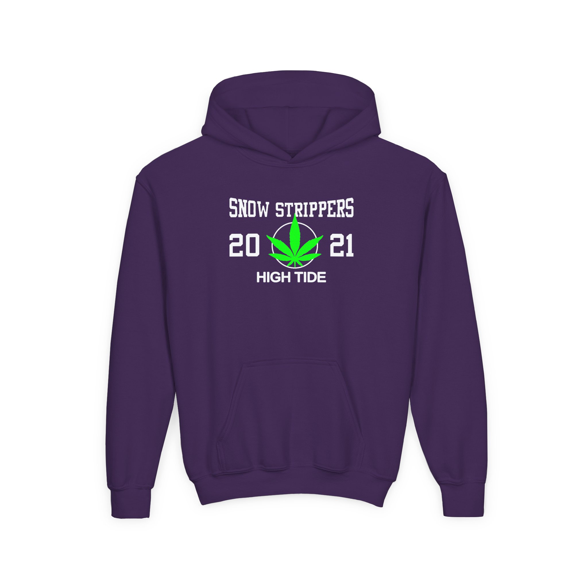 Youth Snow Strippers Heavy Blend Hooded Sweatshirt - Image 15