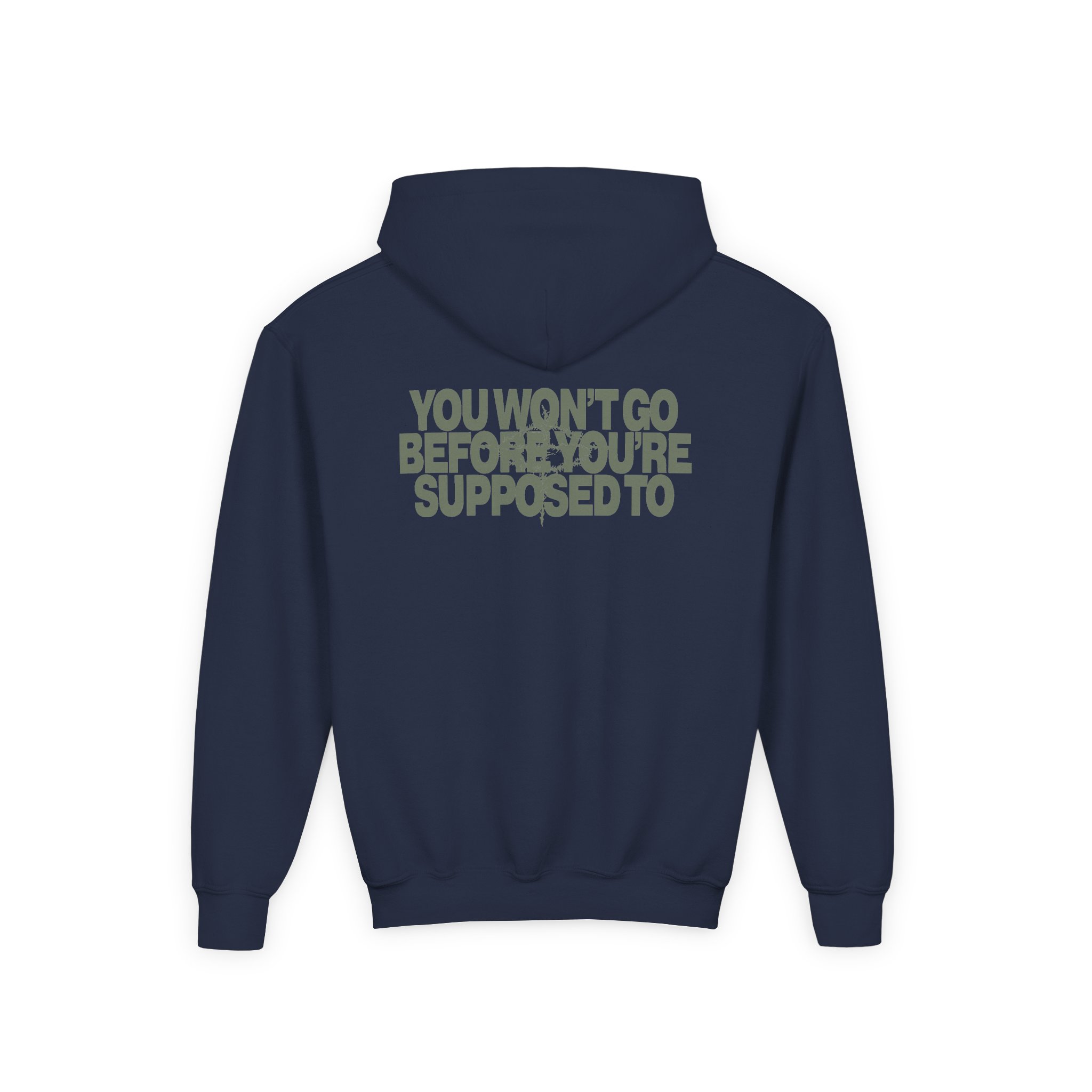 Knocked Loose Youth Heavy Blend Hooded Sweatshirt - Image 4