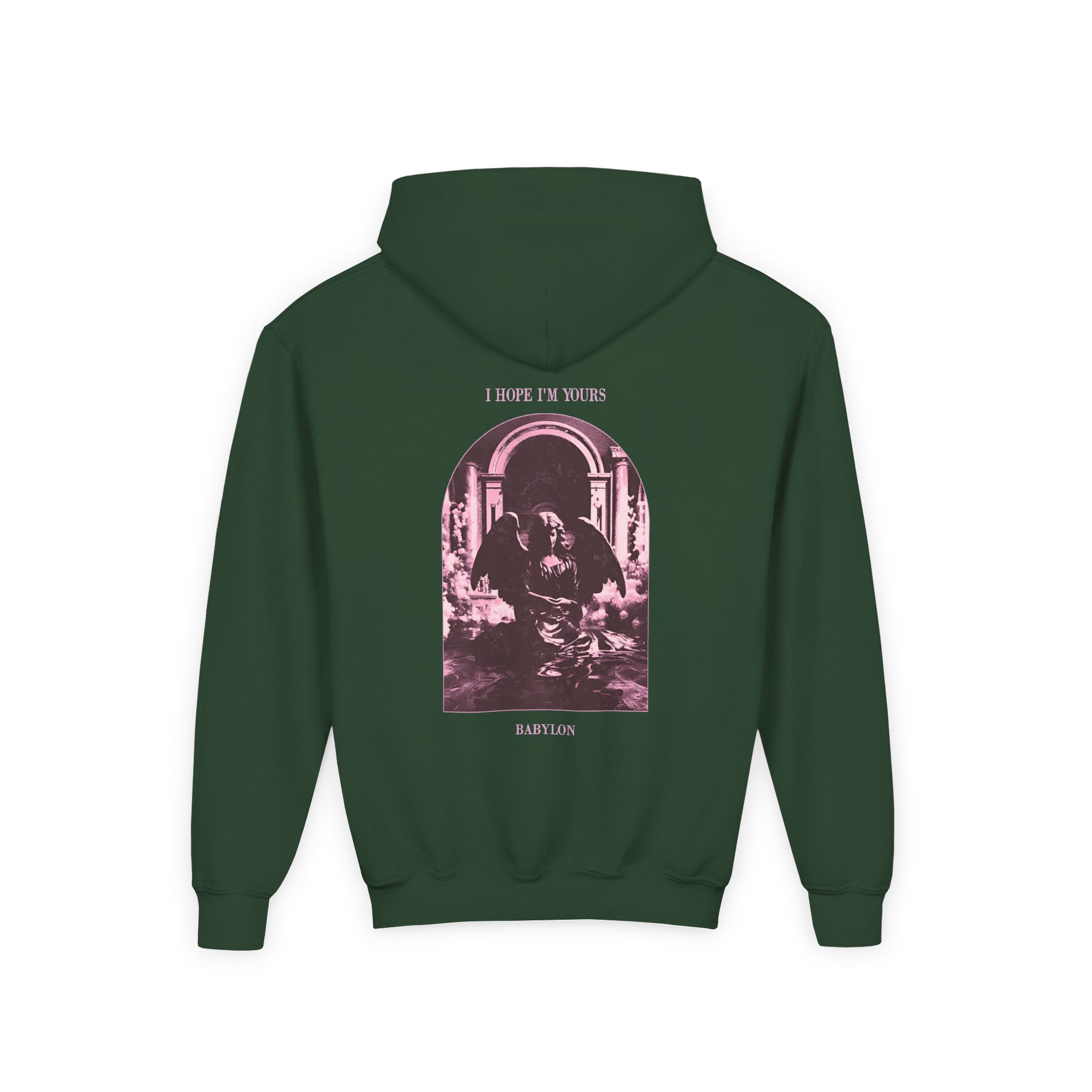 Babylon Mineral Wash Youth Heavy Blend Hooded Sweatshirt - Image 4