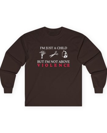 Ethel Cain Not Above Violence Unisex Ultra Cotton Long Sleeve Tee