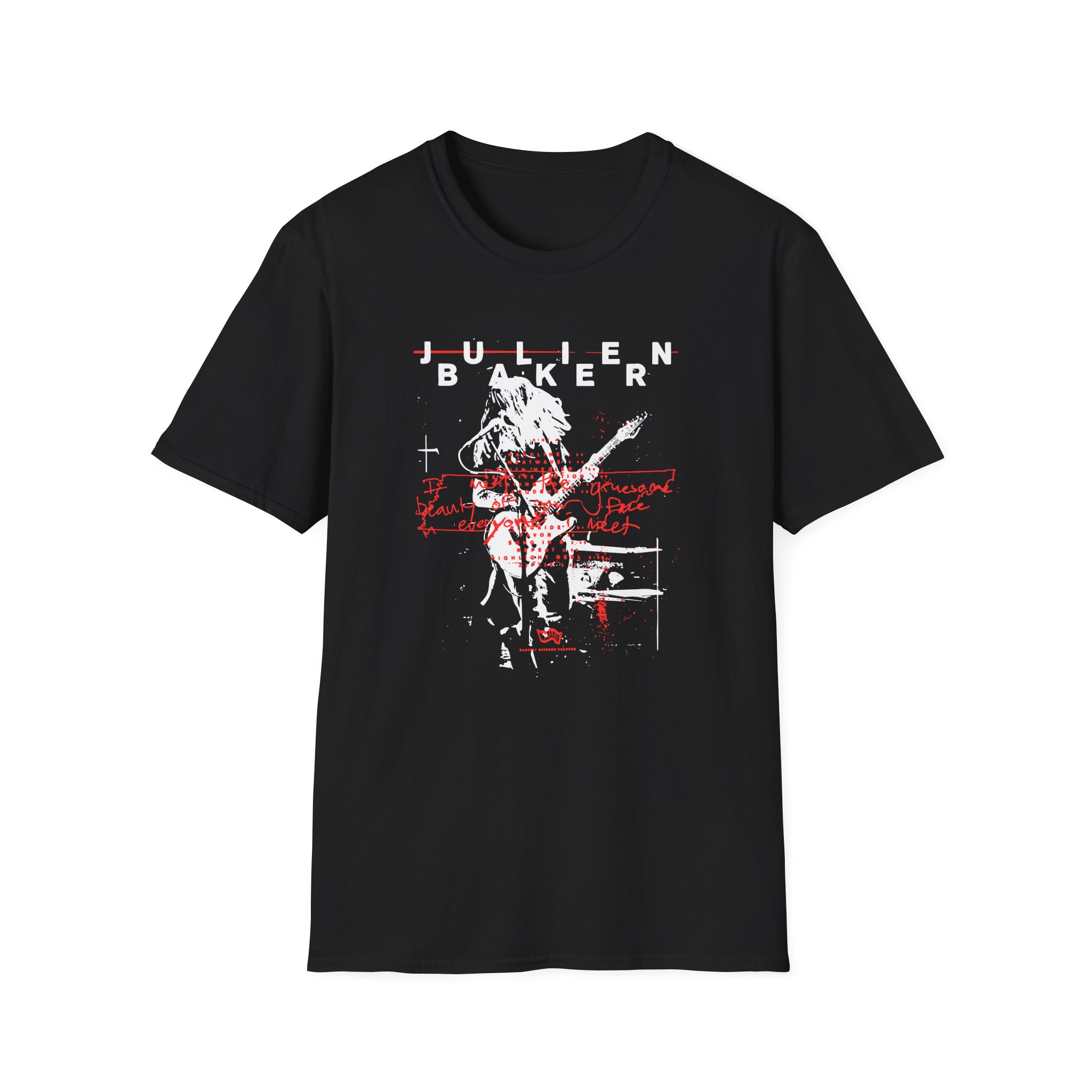 Julien Baker Live Flier Unisex Softstyle T-Shirt