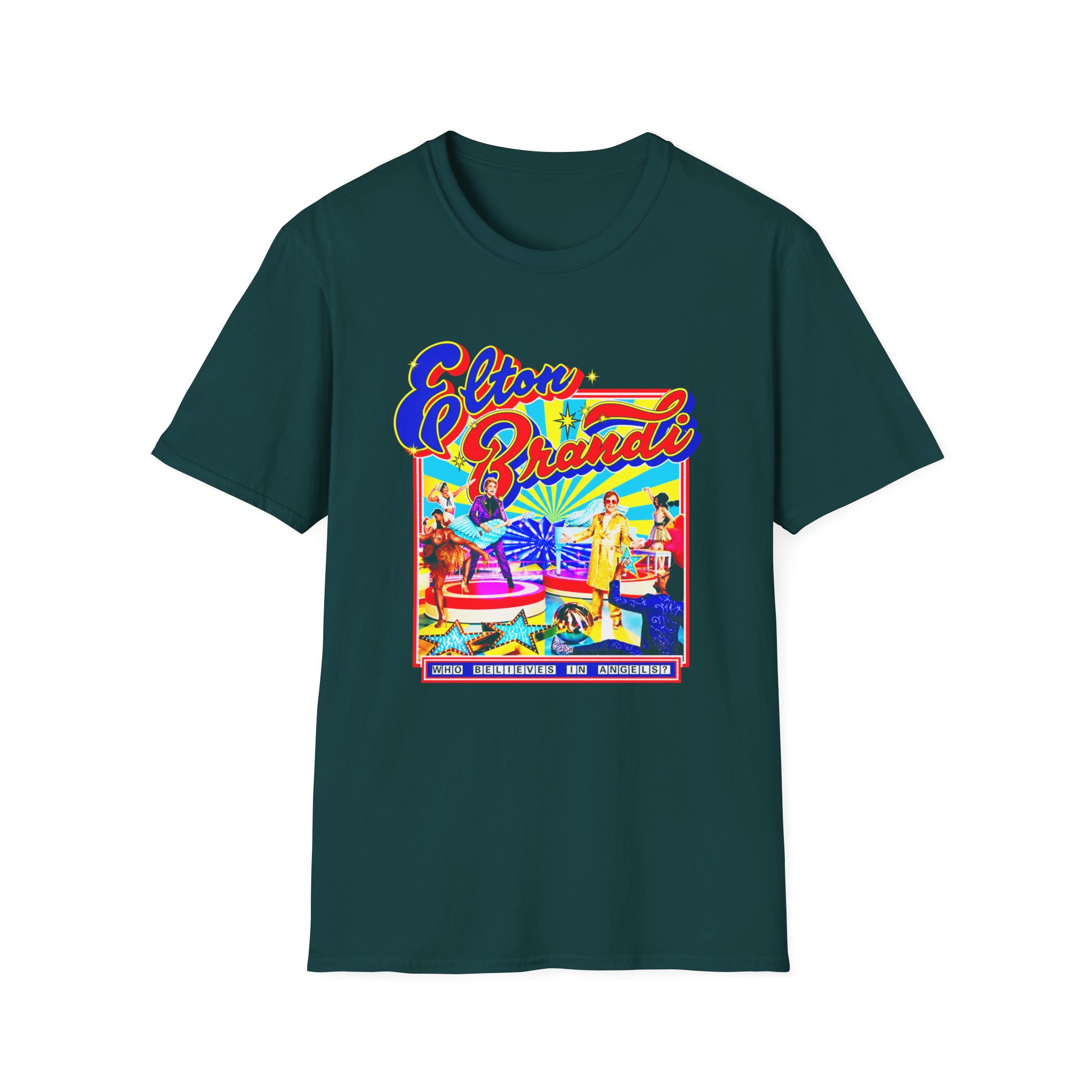 Ej Farewell Who Believes in Angels Unisex Softstyle T-Shirt - Image 7