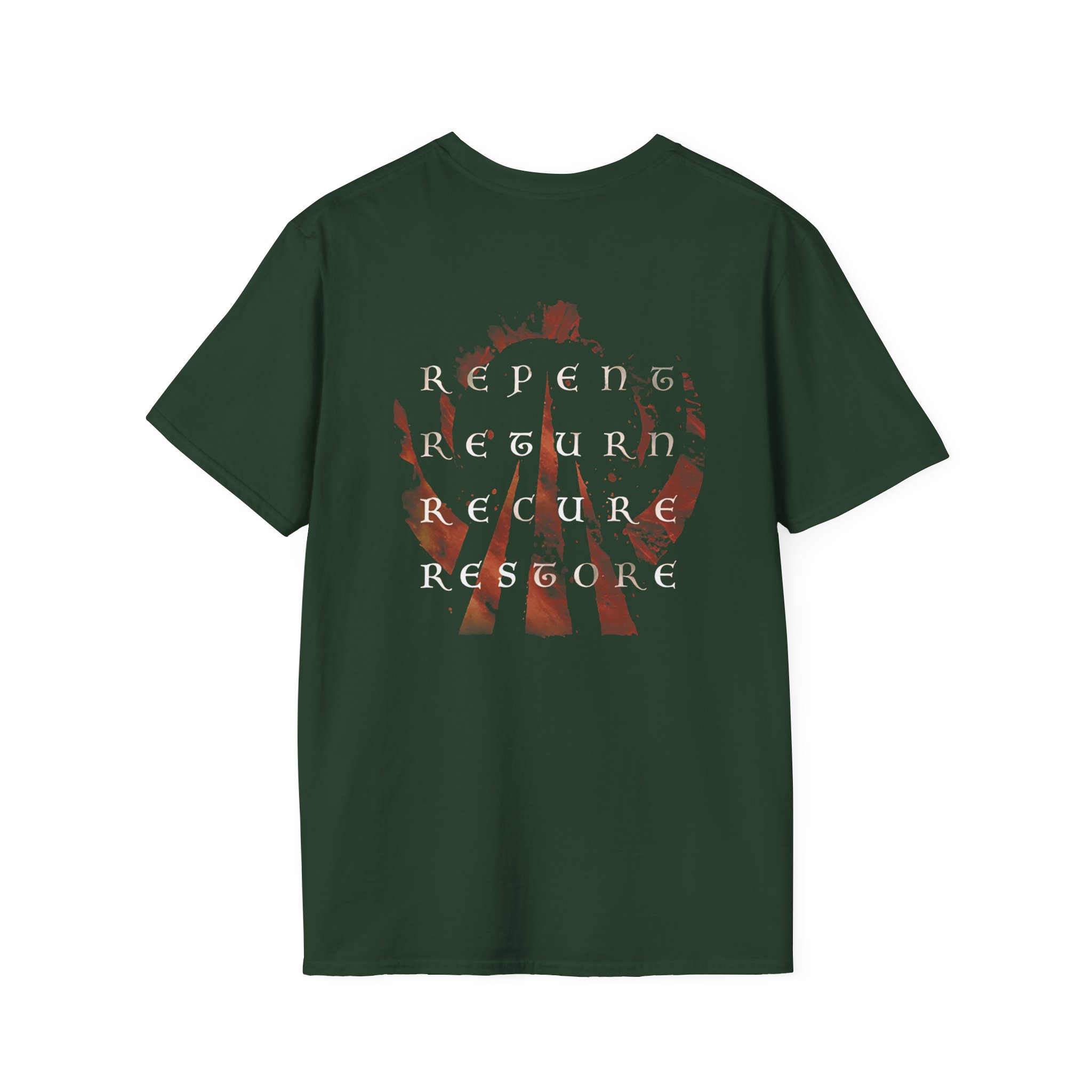 Eluveitie Exile Rider Unisex Softstyle T-Shirt - Image 6