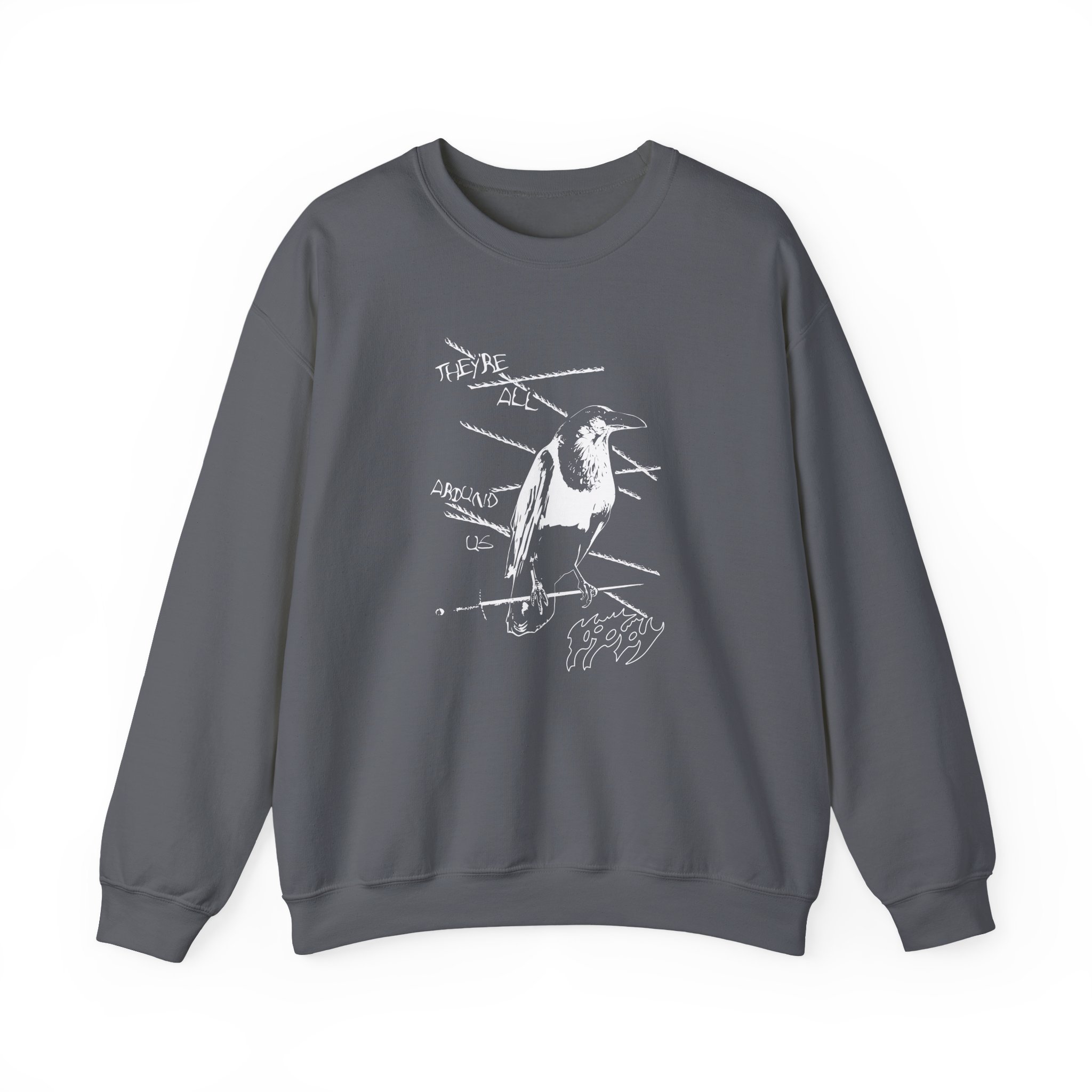 Poppy They're All Around Us Unisex Heavy Blend™ Crewneck Sweatshirt - Image 7