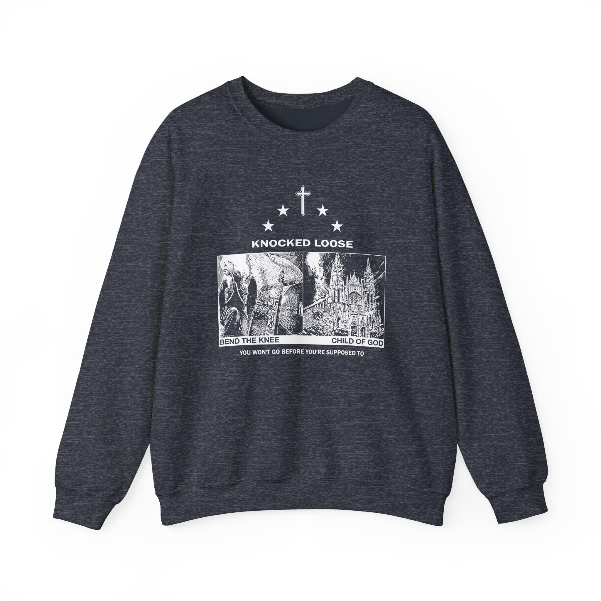 Knocked Loose Blinding Faith Royal Unisex Heavy Blend™ Crewneck Sweatshirt - Image 15