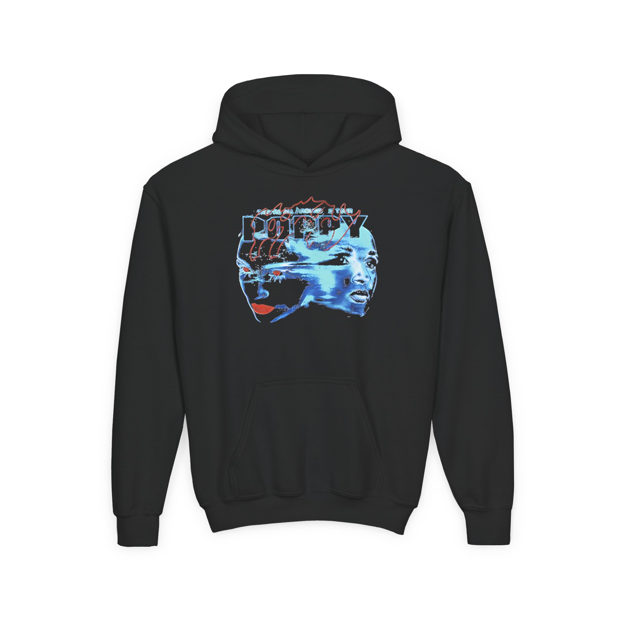 Poppy They Are All Around Us Tour Youth Heavy Blend Hooded Sweatshirt