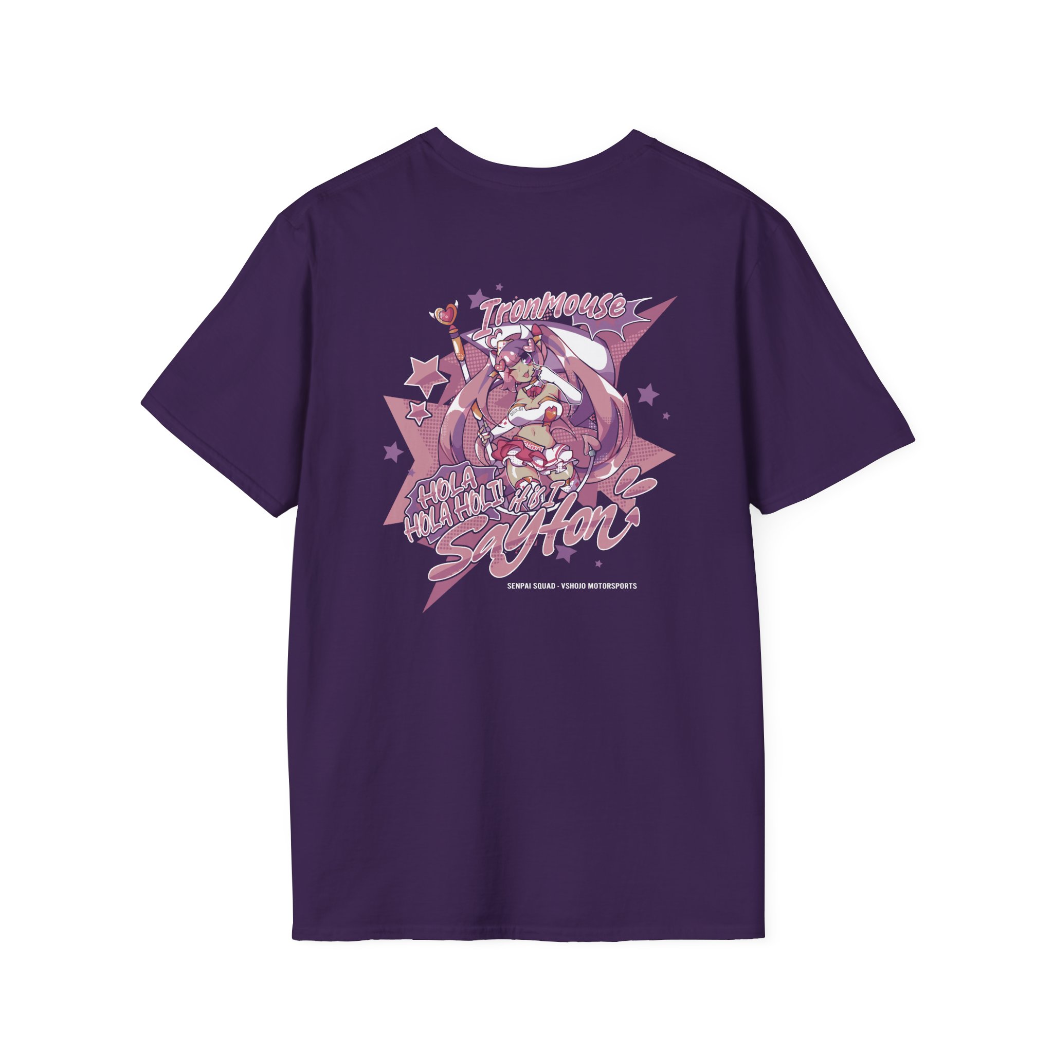 Ironmouse V2 Vshojo X Senpai Squad Unisex Softstyle T-shirt - Image 14