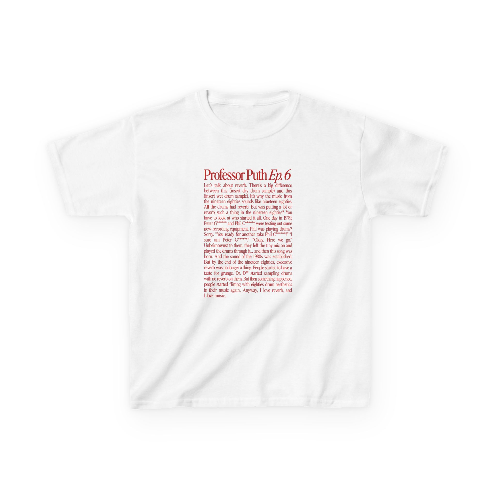 Charlie Puth Professor Puth Kids Heavy Cotton™ Tee