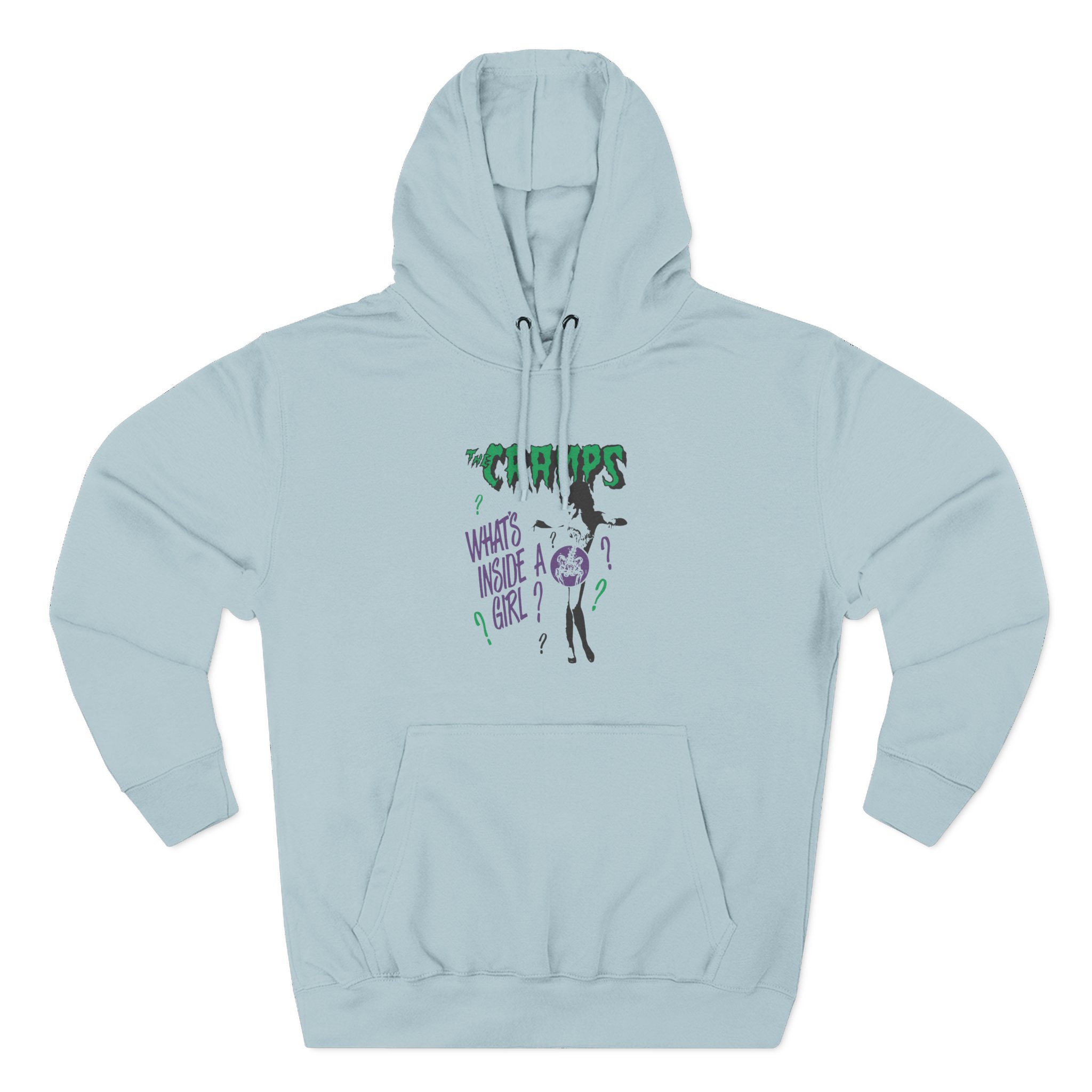 The Cramps What's Inside a Girl Three-Panel Fleece Hoodie - Image 9