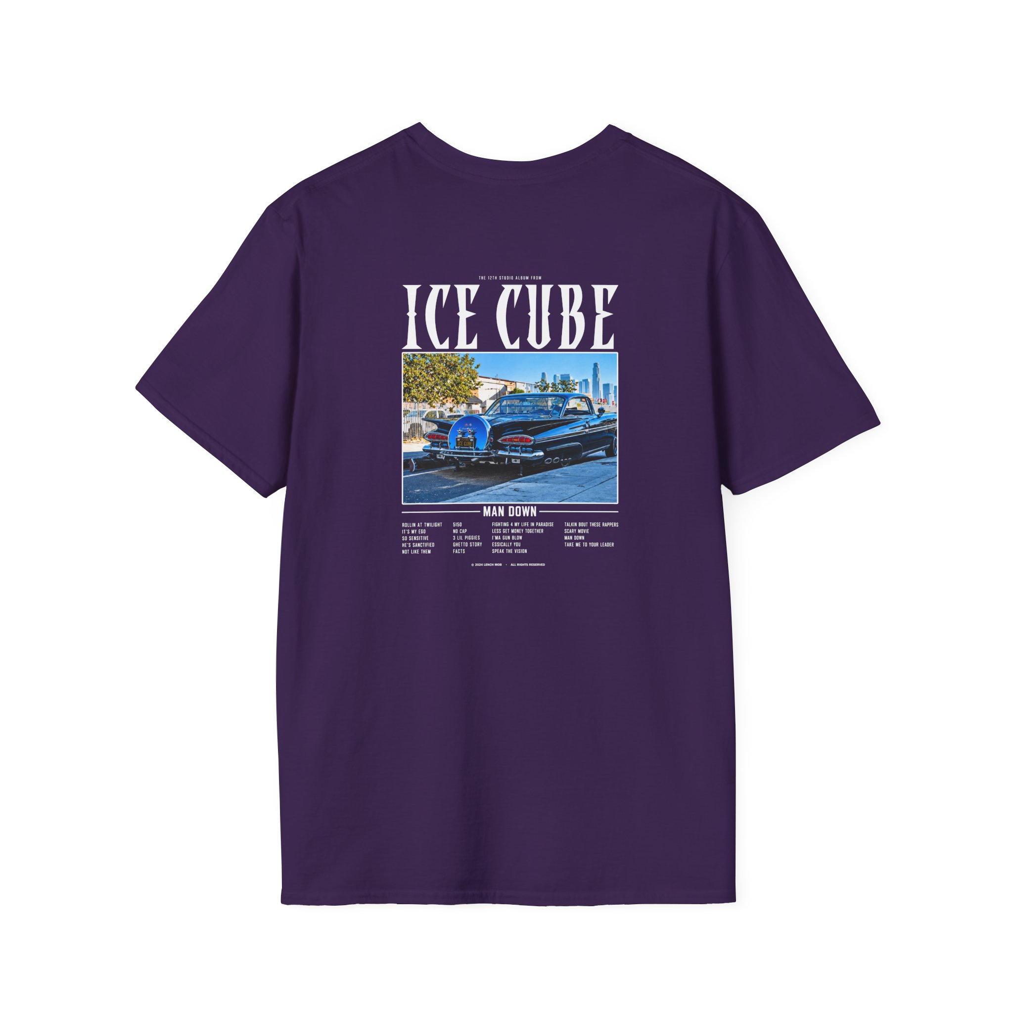 Ice Cube Man Down Street Unisex Softstyle T-Shirt - Image 20