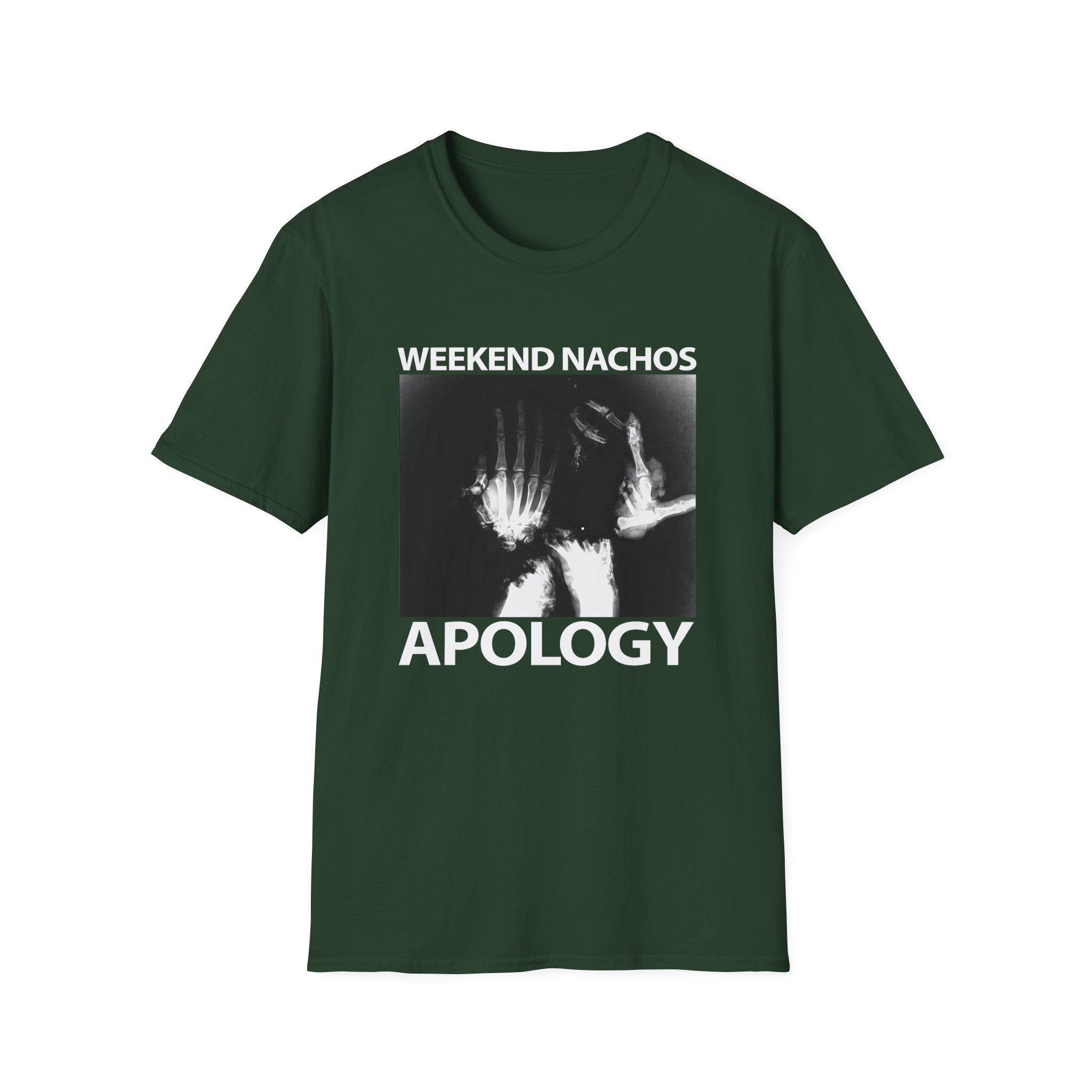 Weekend Nachos Apology Unisex Softstyle T-Shirt - Image 9
