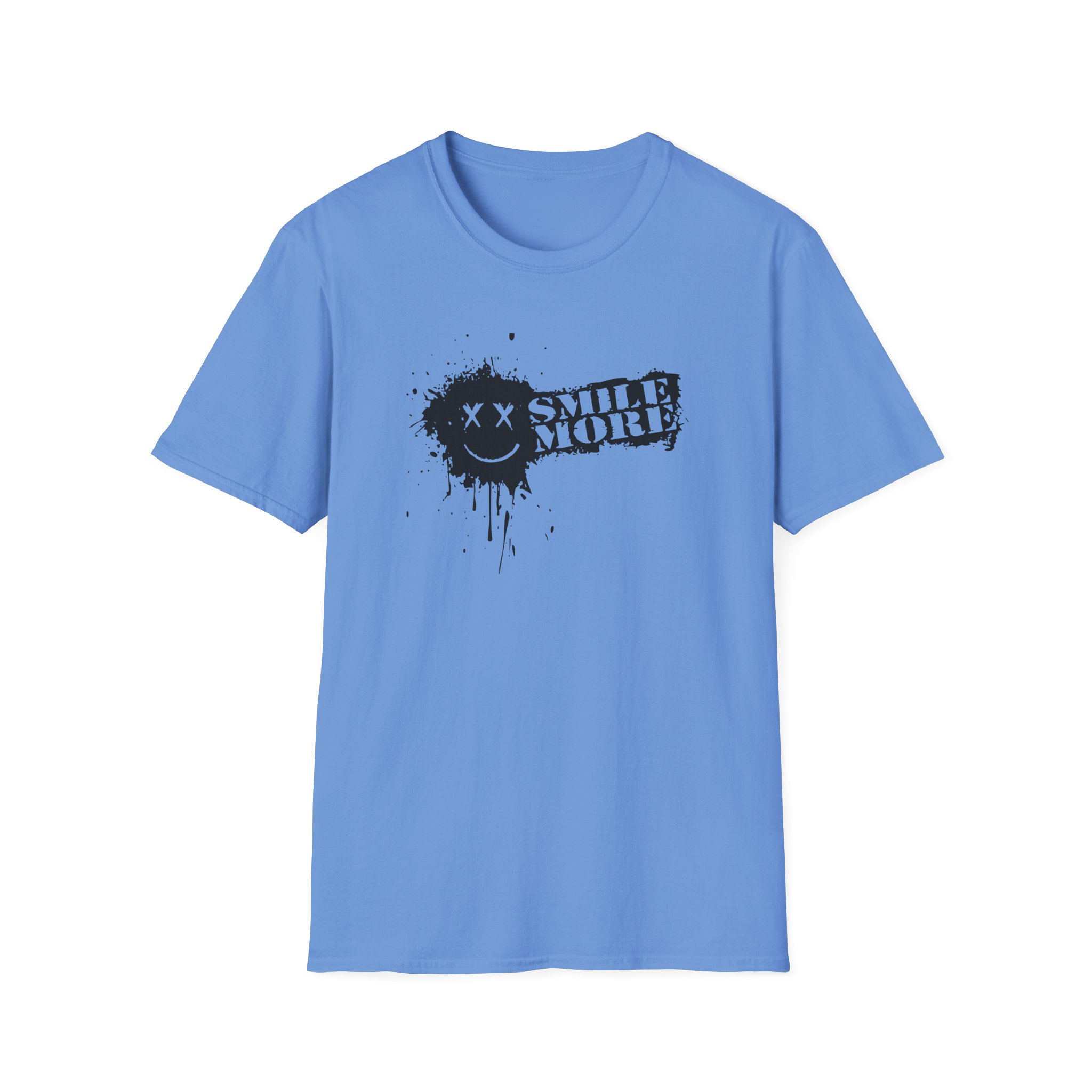 Roman Atwood Smile More Splatter Unisex Softstyle T-Shirt - Image 23