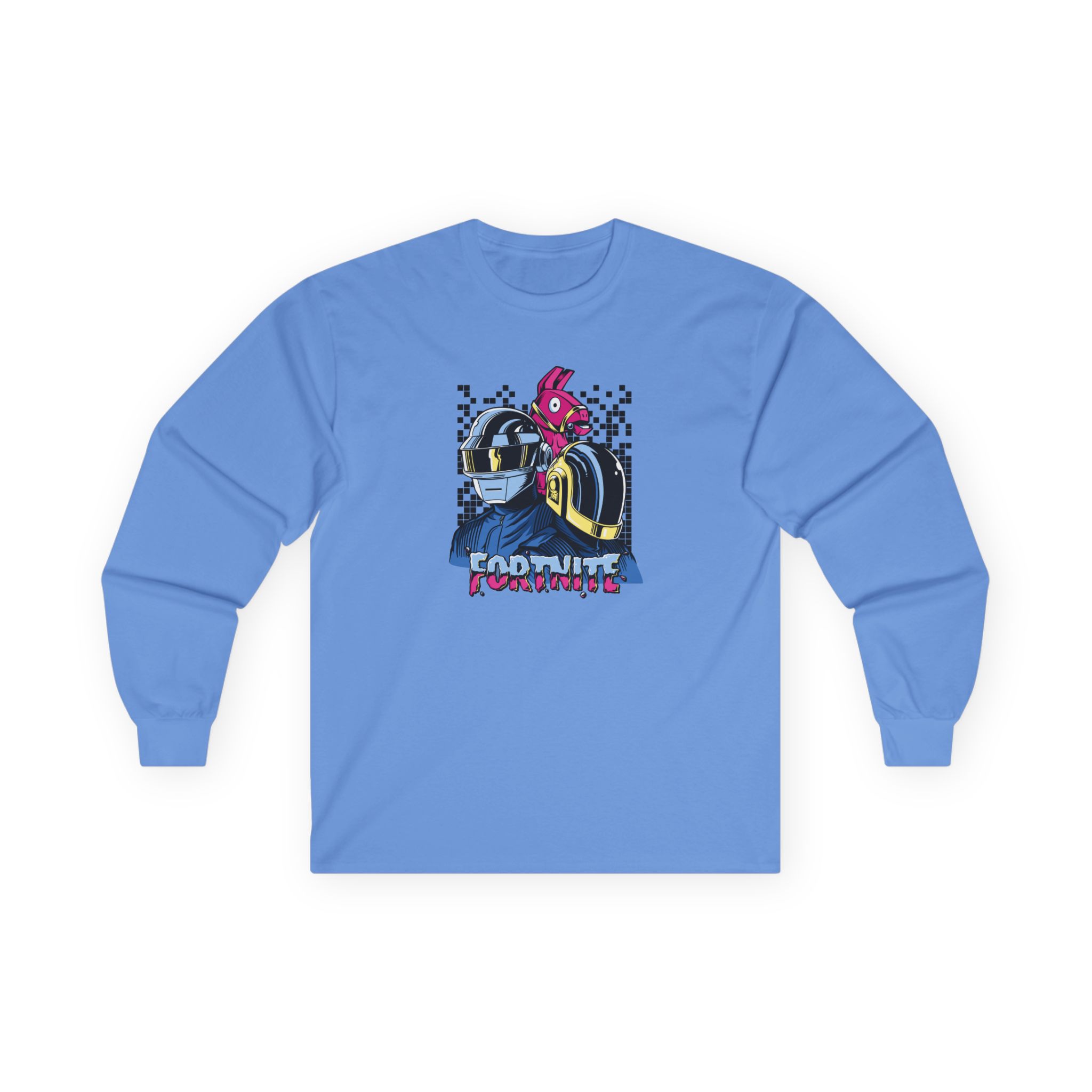 Daft Punk Fortnite X Daft Punk Long Unisex Ultra Cotton Long Sleeve Tee - Image 9