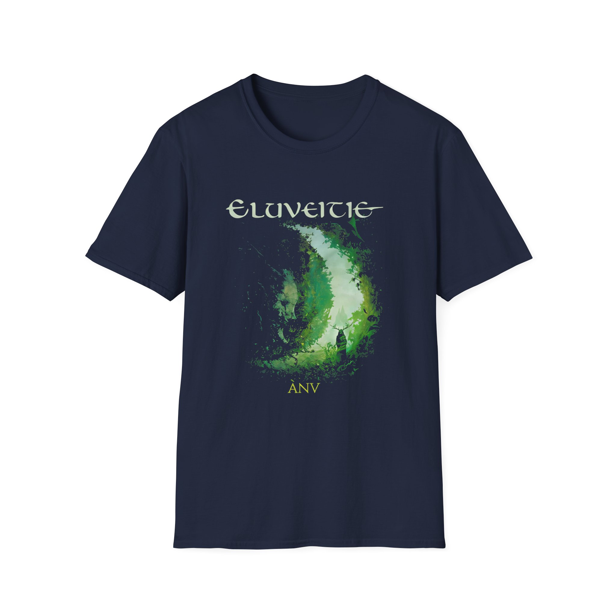 Eluveitie Anv Cover Unisex Softstyle T-Shirt - Image 5