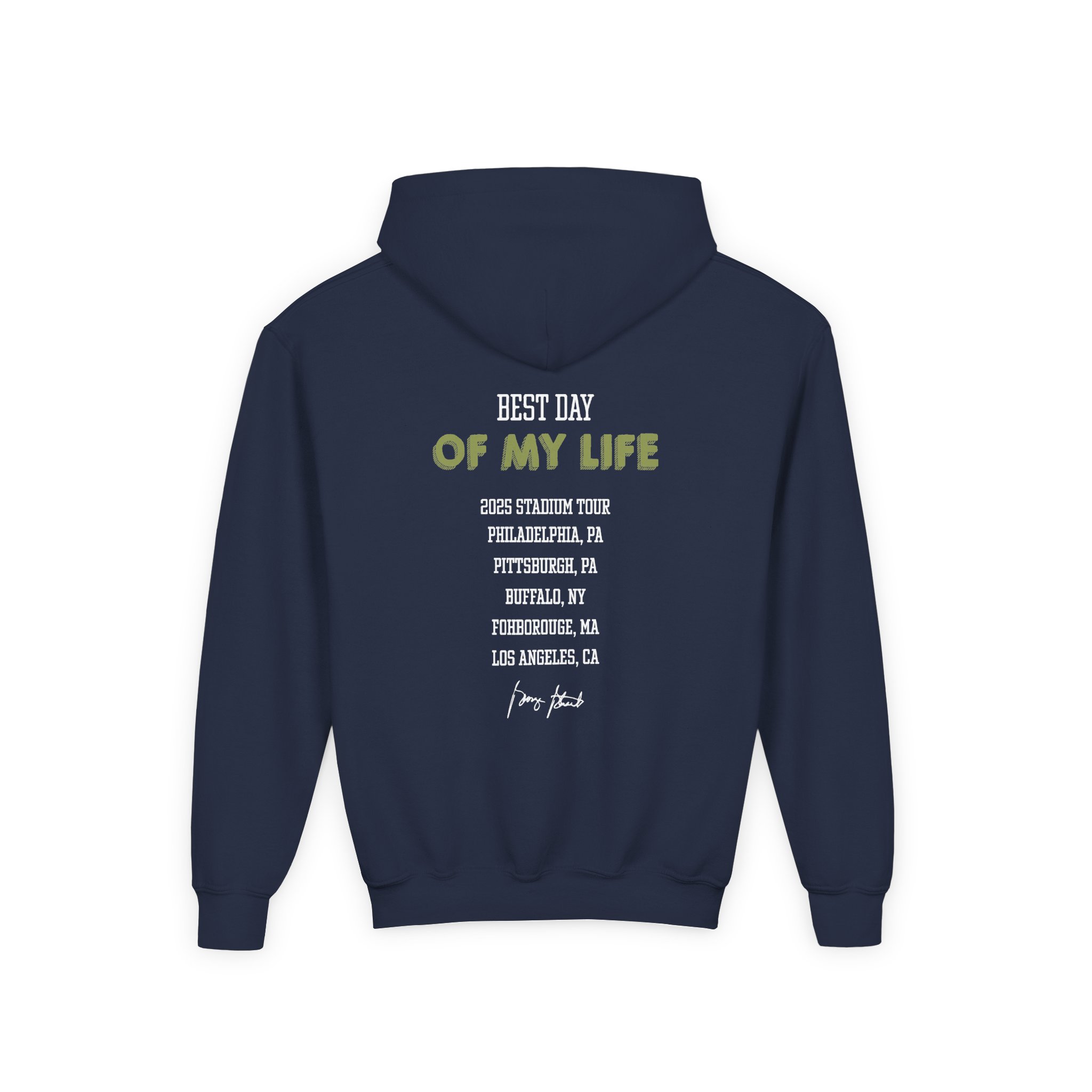 George Strait Best Day of My Life Youth Heavy Blend Hooded Sweatshirt - Image 8