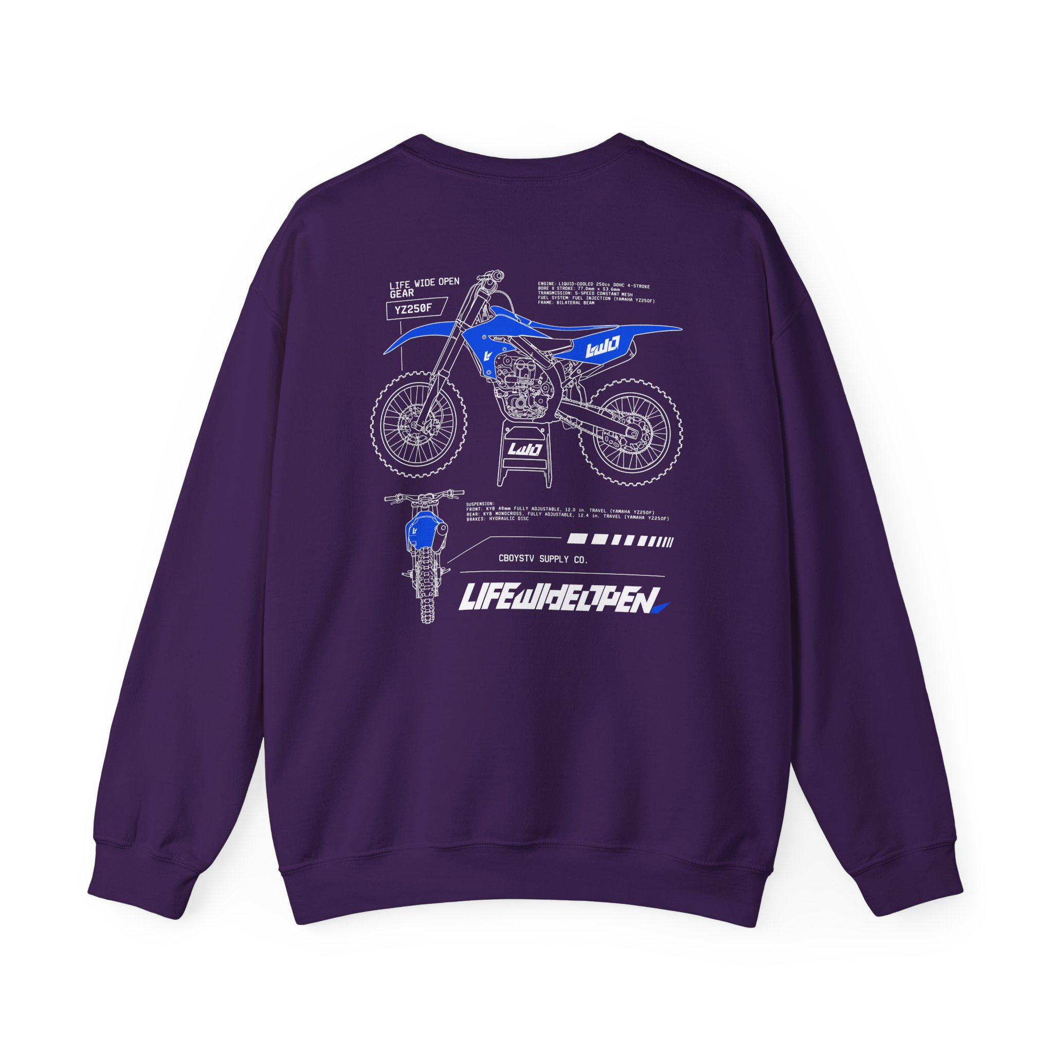Cboystv Yamaha Spec Unisex Heavy Blend™ Crewneck Sweatshirt - Image 20