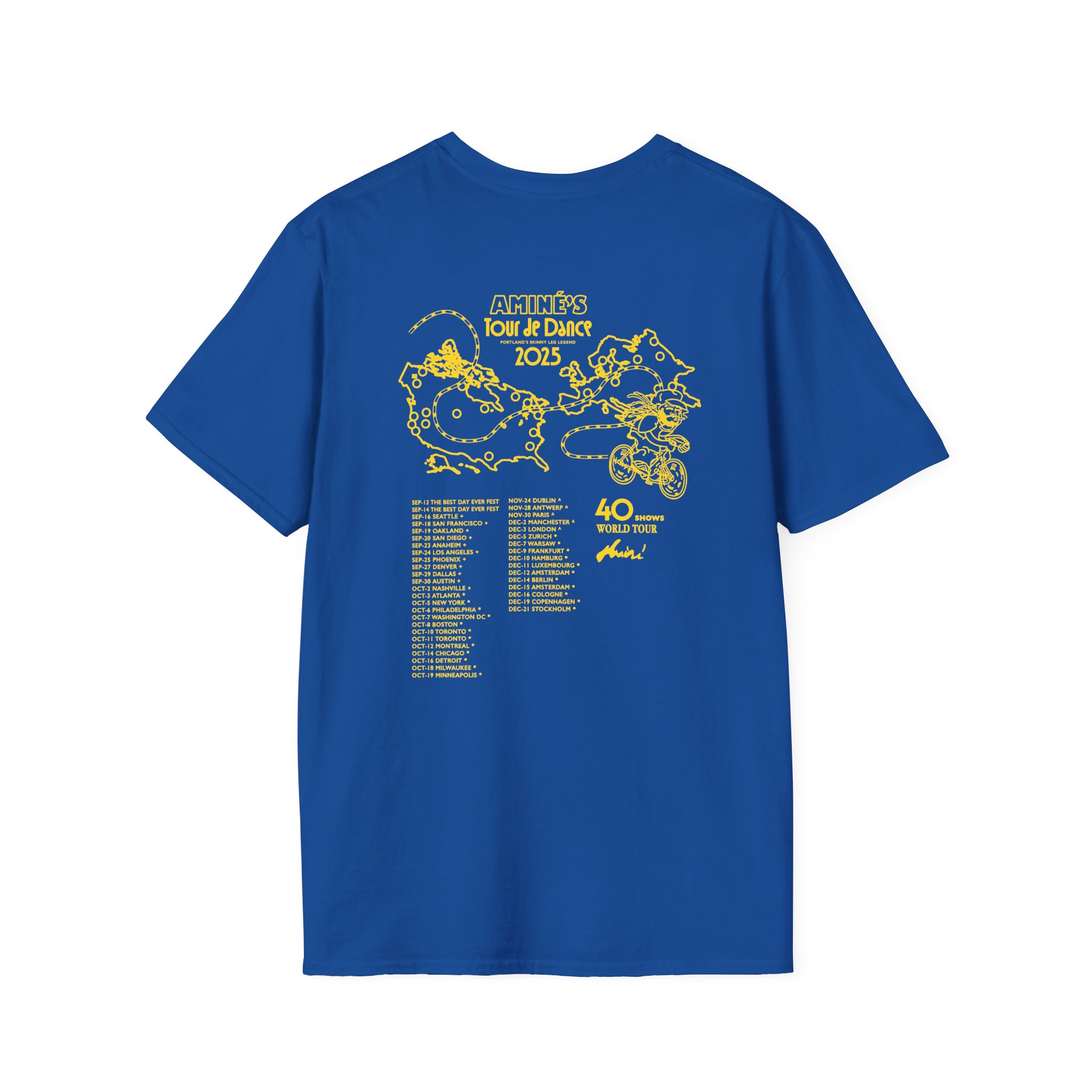 Aminé You're Beautiful Tour Unisex Softstyle T-Shirt - Image 12