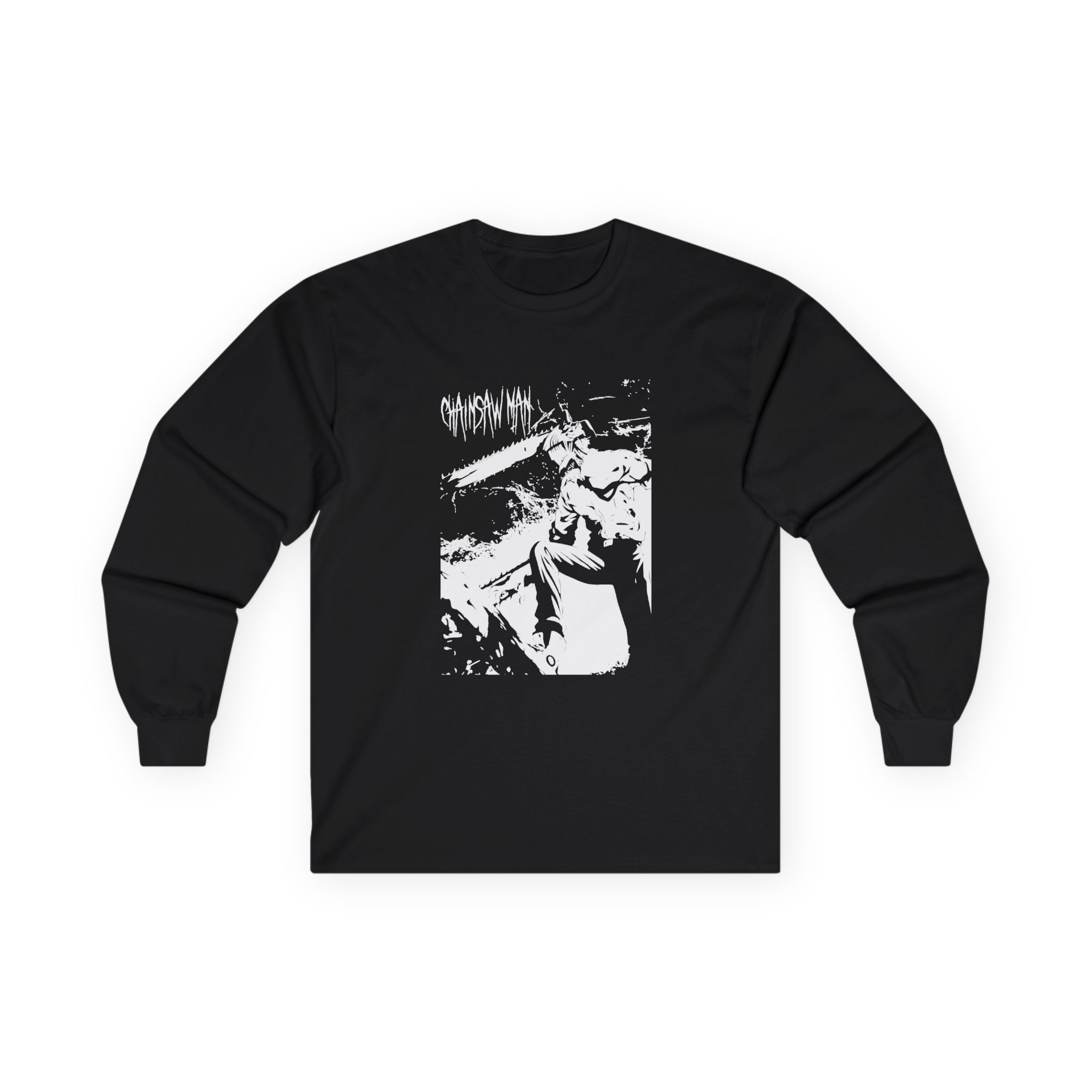 Chainsaw Man Jumbo Denji Unisex Ultra Cotton Long Sleeve Tee