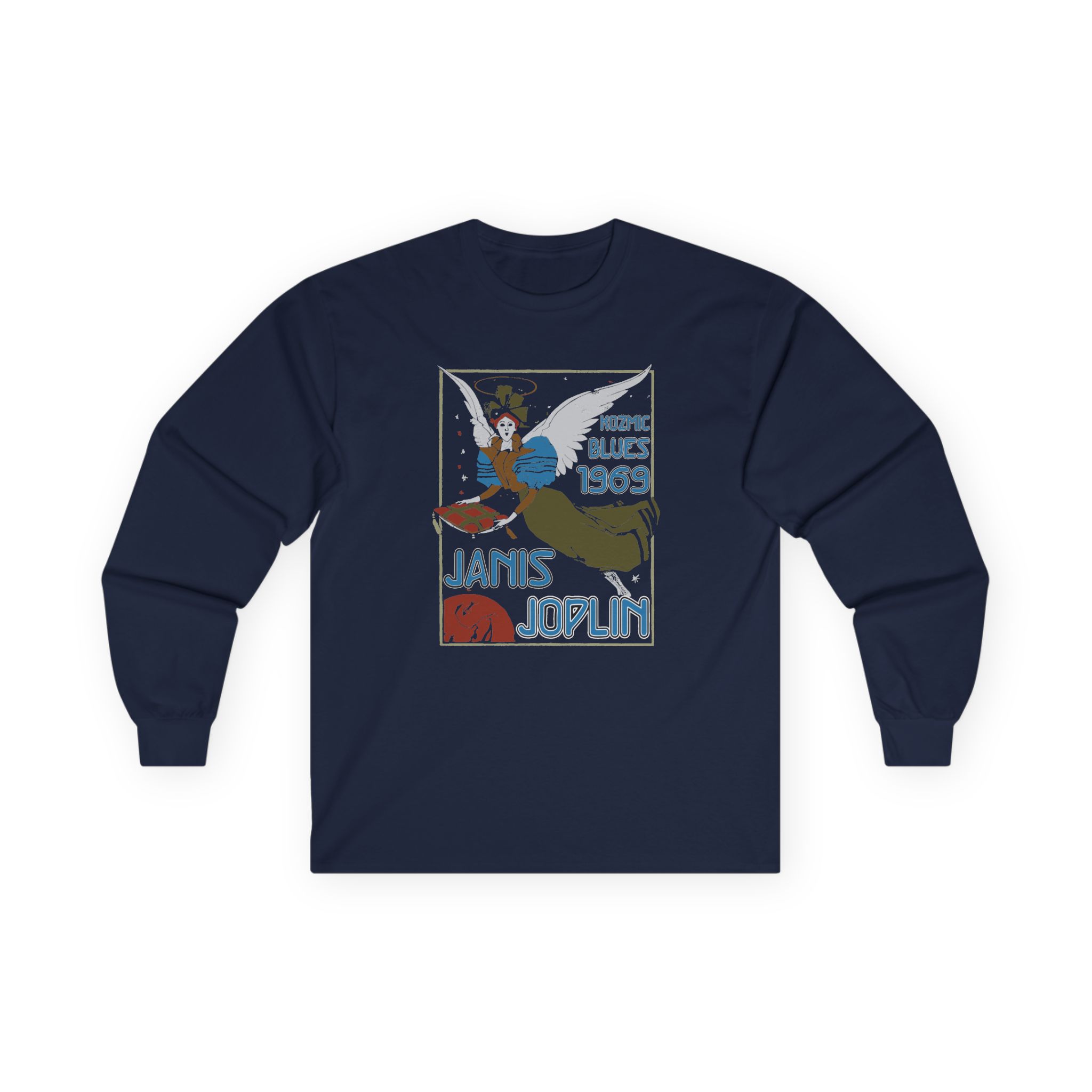 Janis Joplin Kozmic Blues 1969 Unisex Ultra Cotton Long Sleeve Tee - Image 5