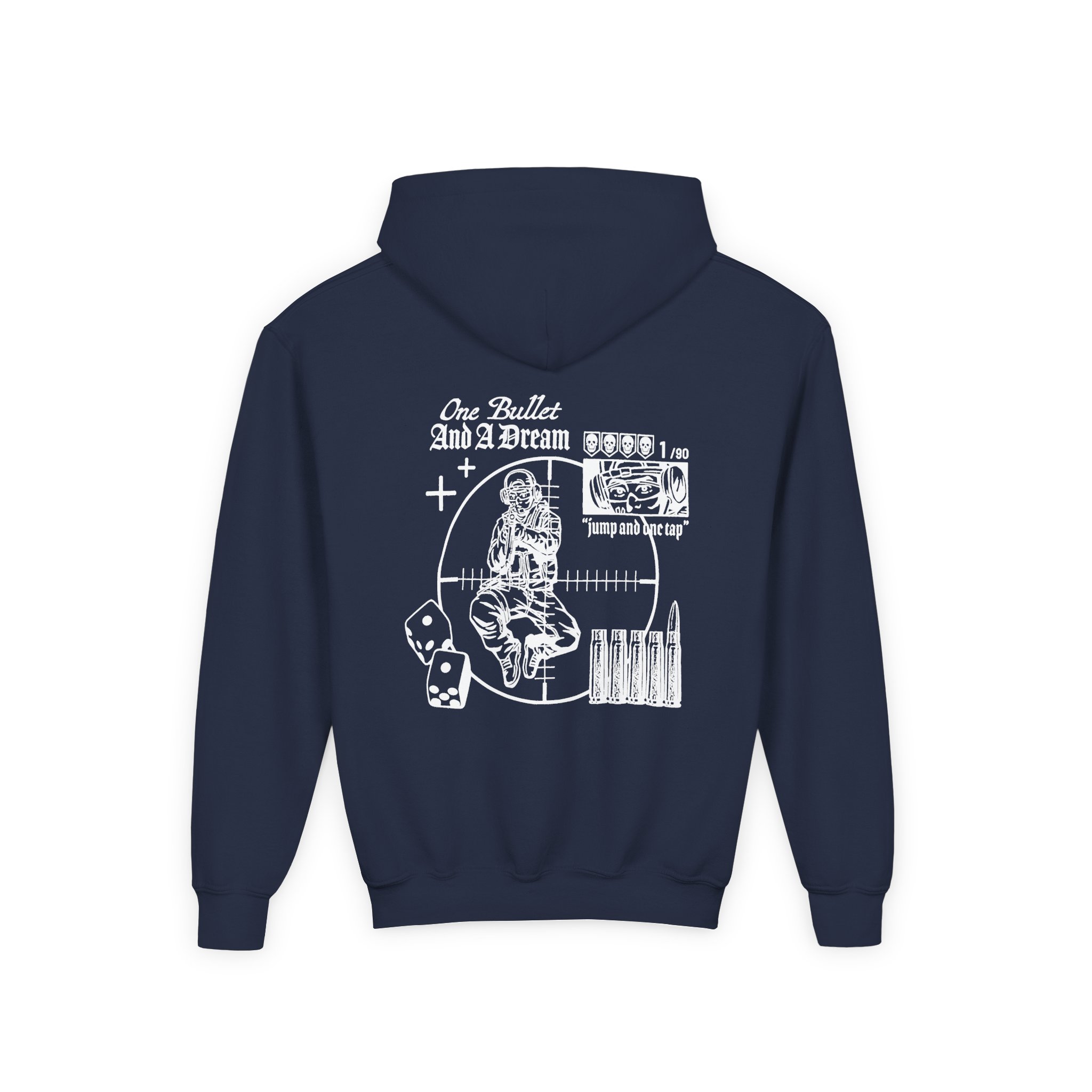Shroud One Bulle Youth Heavy Blend Hooded Sweatshirt - Image 8