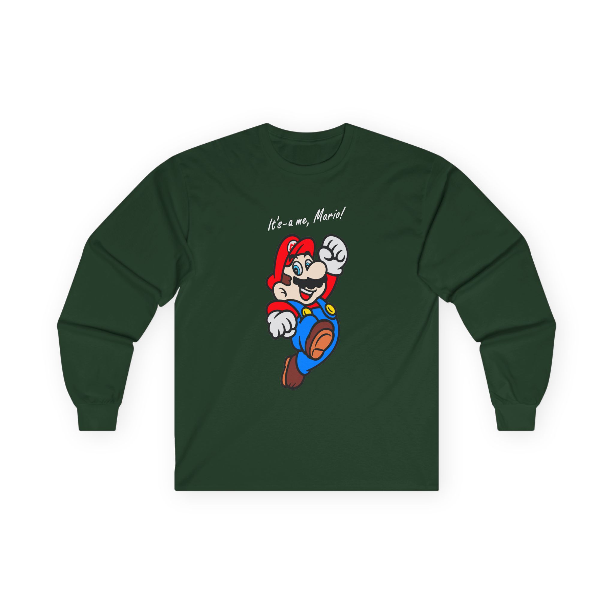 NTD It's-a Me, Mario Unisex Ultra Cotton Long Sleeve Tee - Image 7