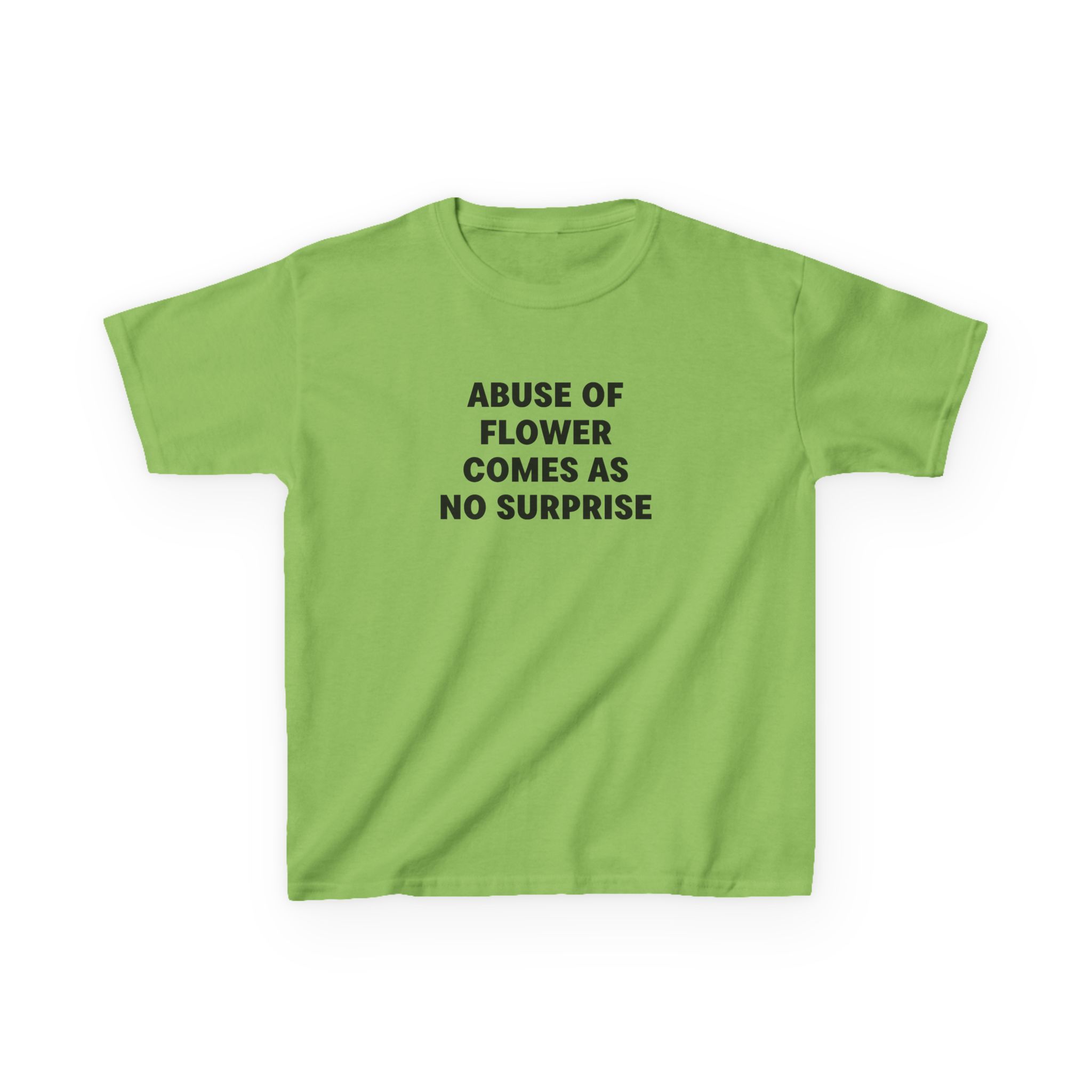 Jenny Holzer Abuse of Flower Comes as No Surprise Kids Heavy Cotton™ Tee - Image 11
