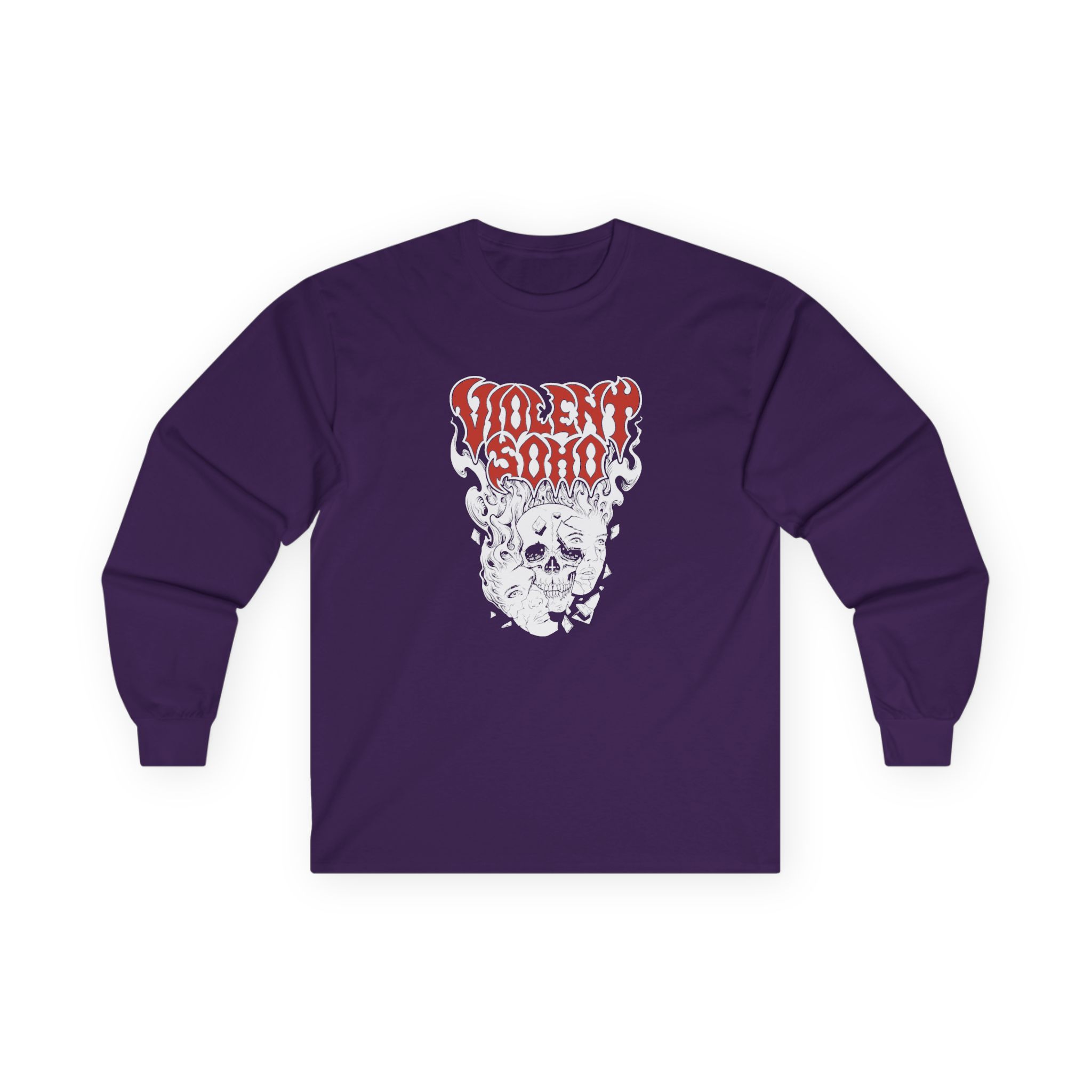 Violent Soho Murdoch Skull Unisex Ultra Cotton Long Sleeve Tee - Image 15