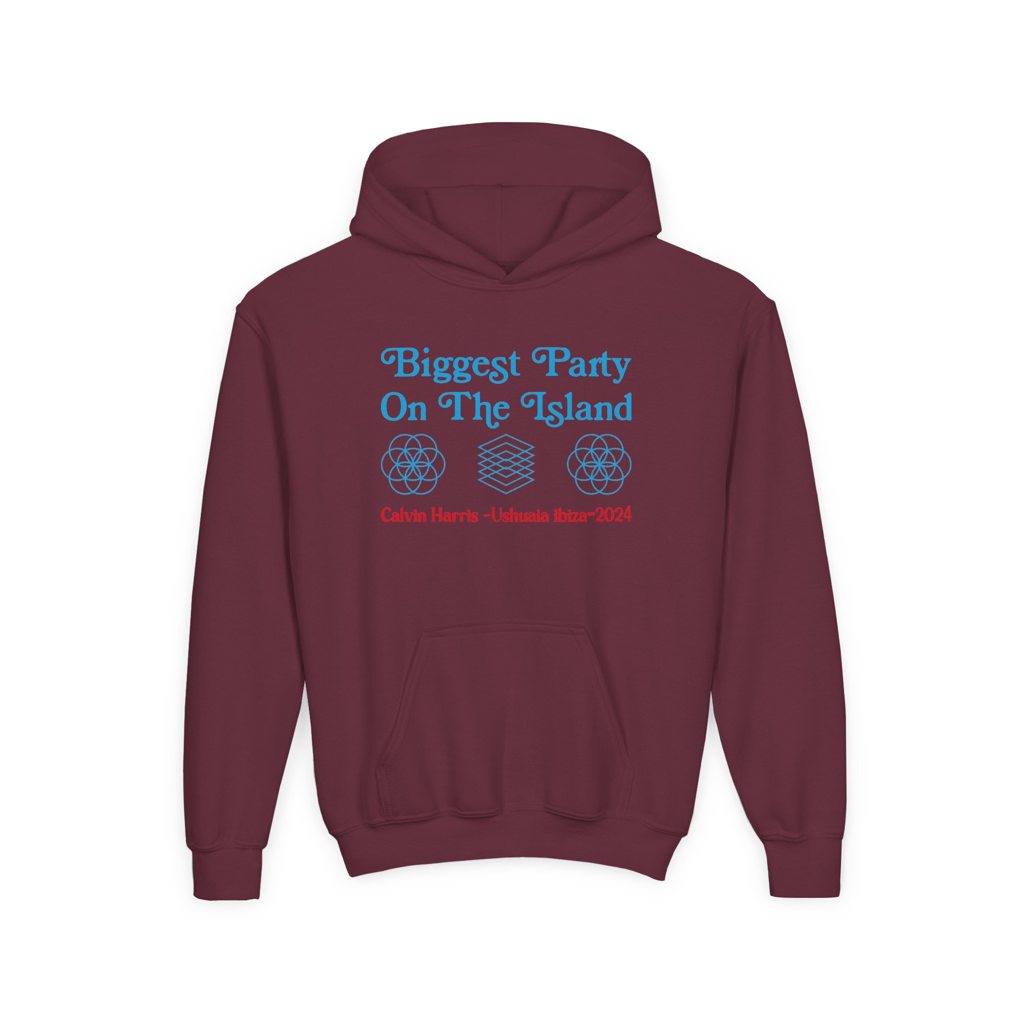 Youth Calvin Harris Ushuaia Higher Level Heavy Blend Hooded Sweatshirt - Image 9