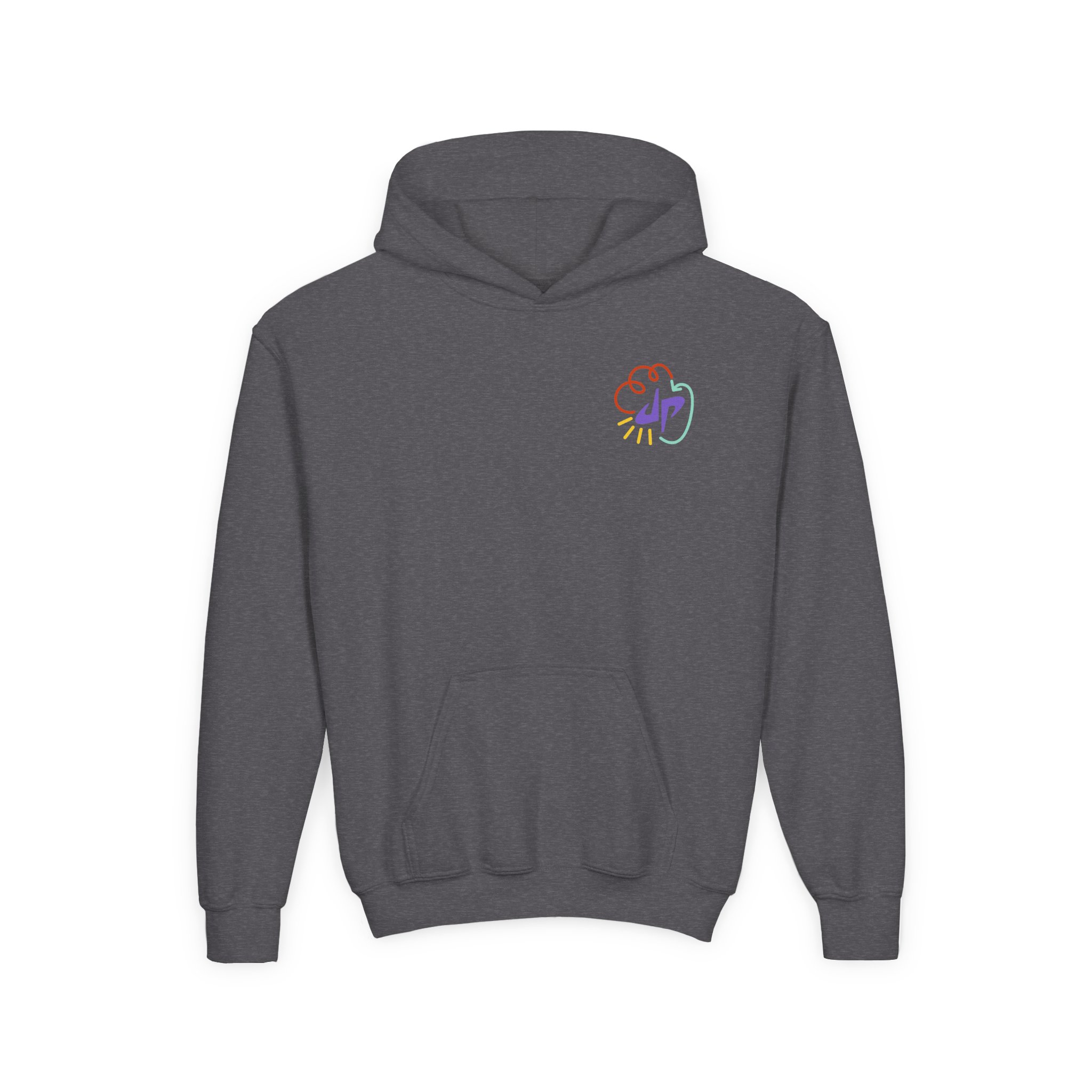 Dude Perfect Doodle Youth Heavy Blend Hooded Sweatshirt - Image 5