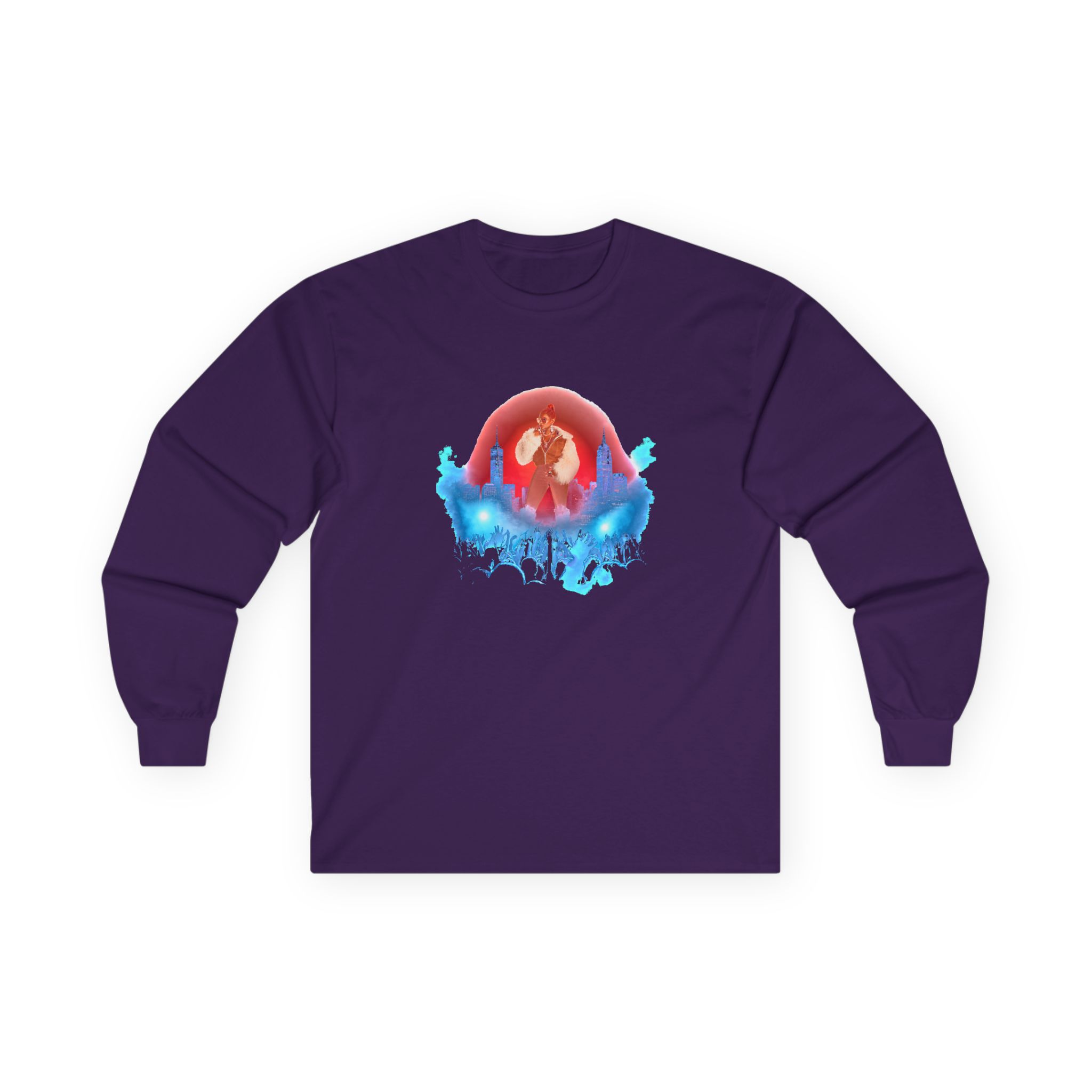 Mary J Blige Crowd Unisex Ultra Cotton Long Sleeve Tee - Image 7