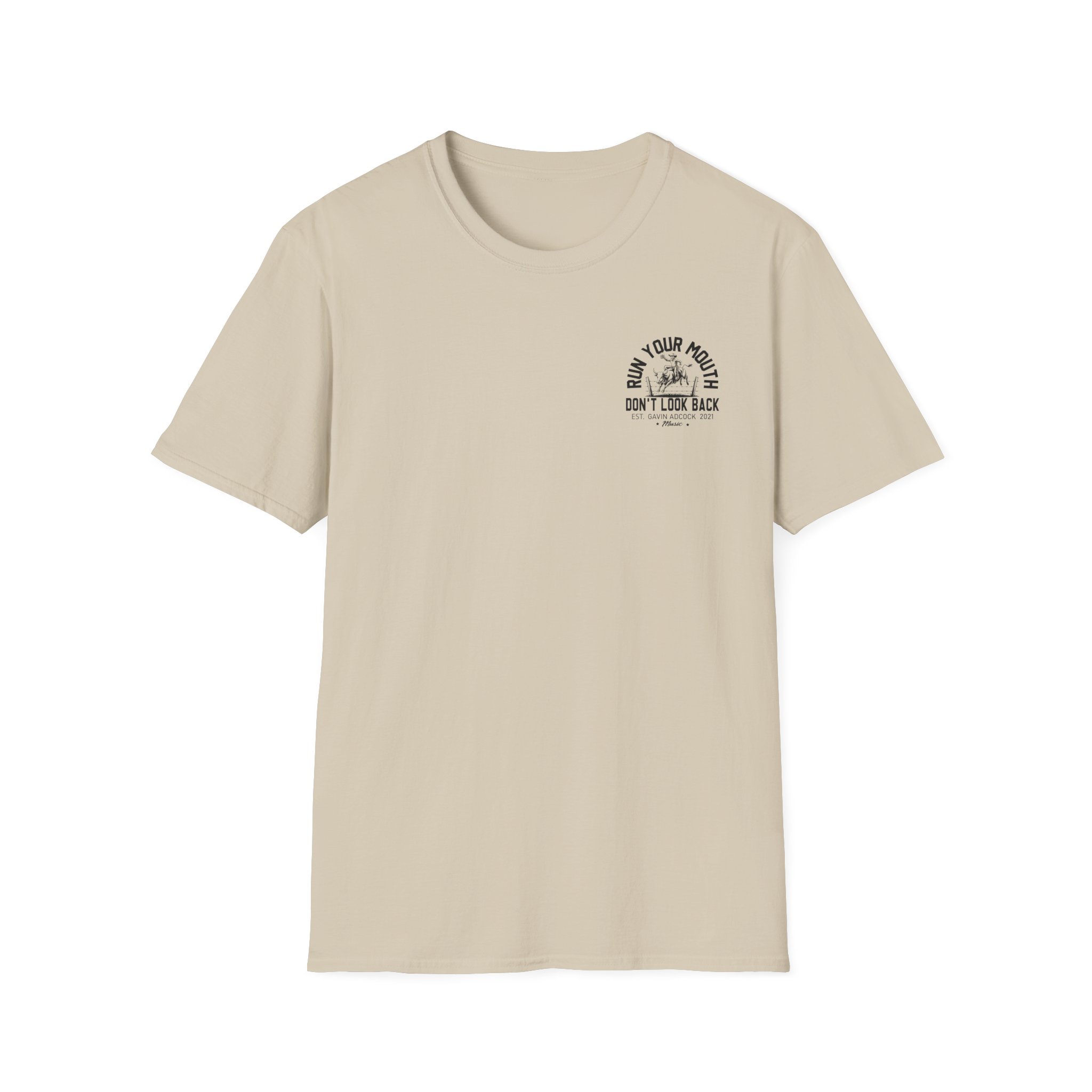 Gavin Adcock Run Your Mouth Unisex Softstyle T-Shirt - Image 5