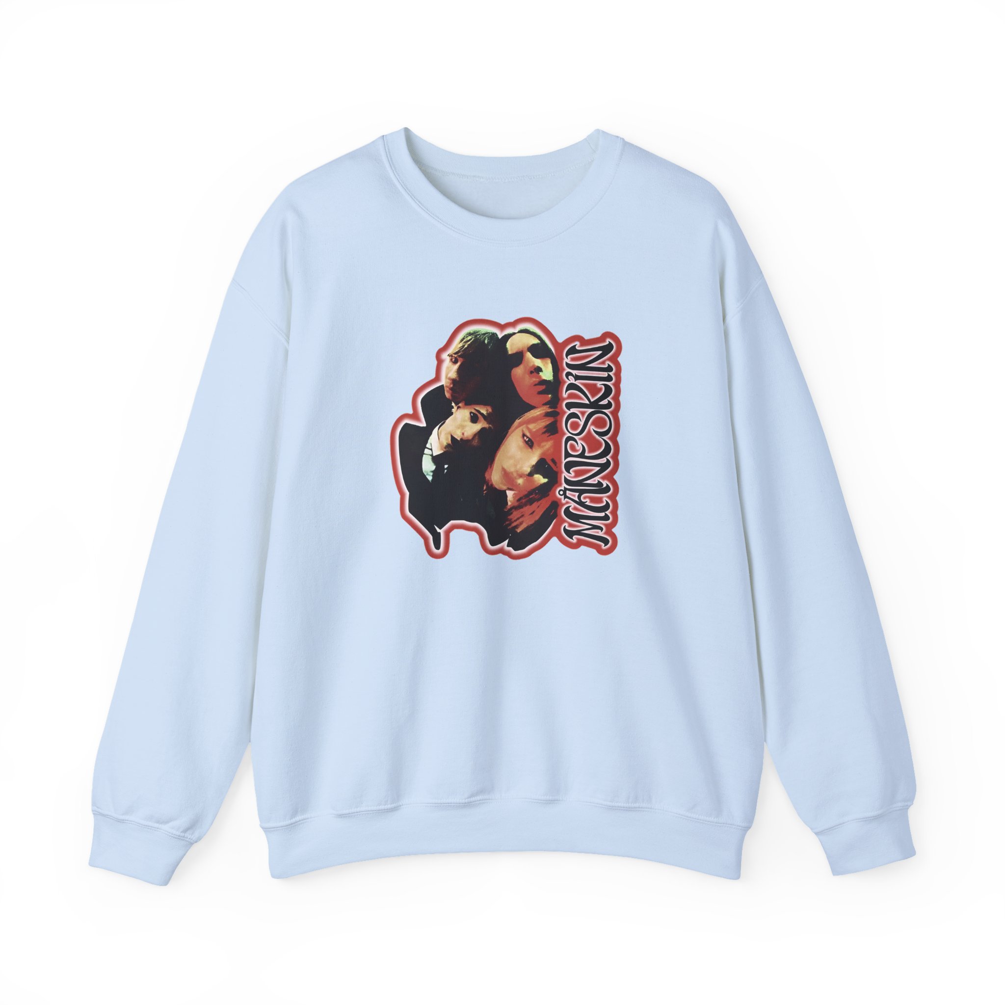 Maneskin Fisheye Unisex Heavy Blend™ Crewneck Sweatshirt - Image 9