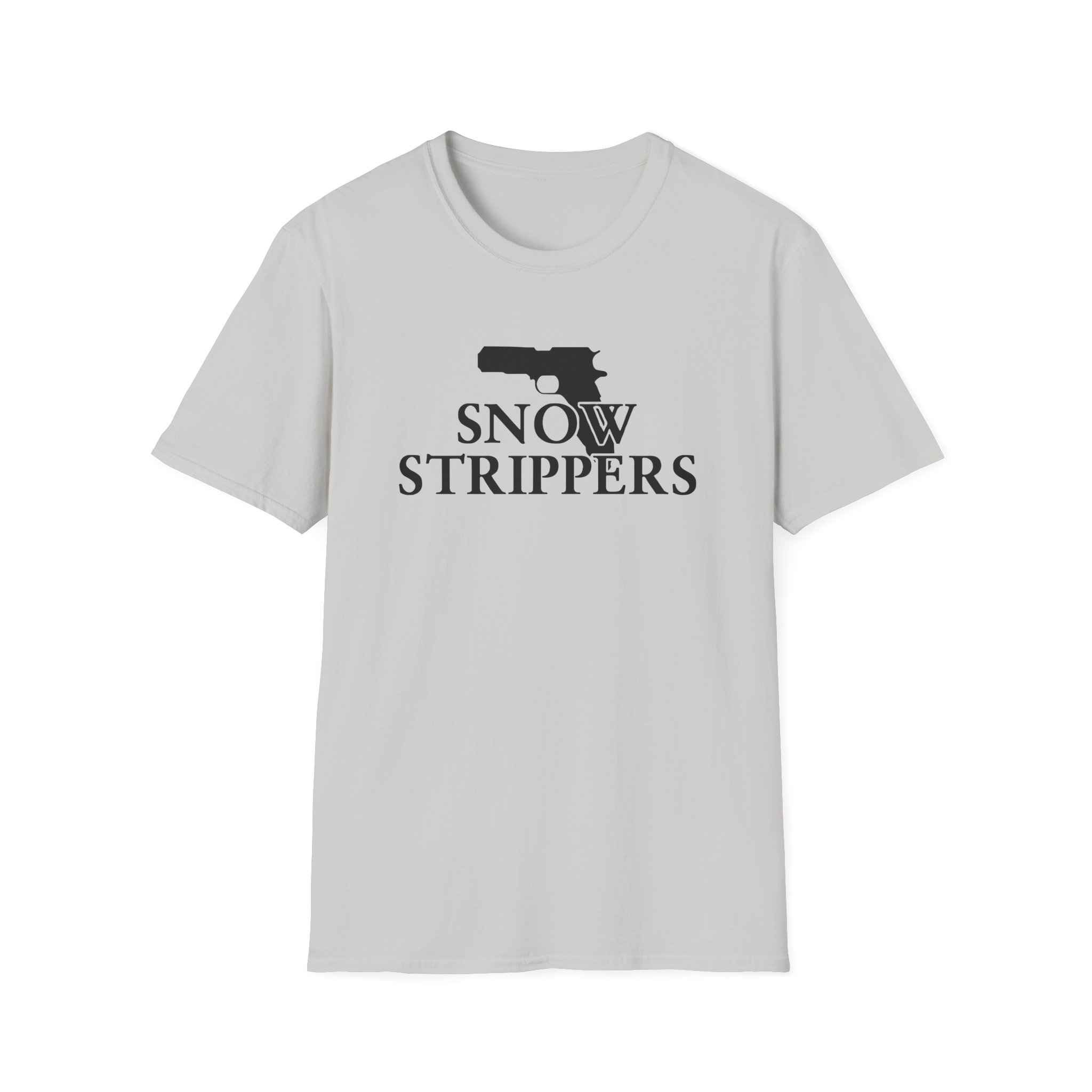 Snow Strippers Unisex Softstyle T-Shirt - Image 3