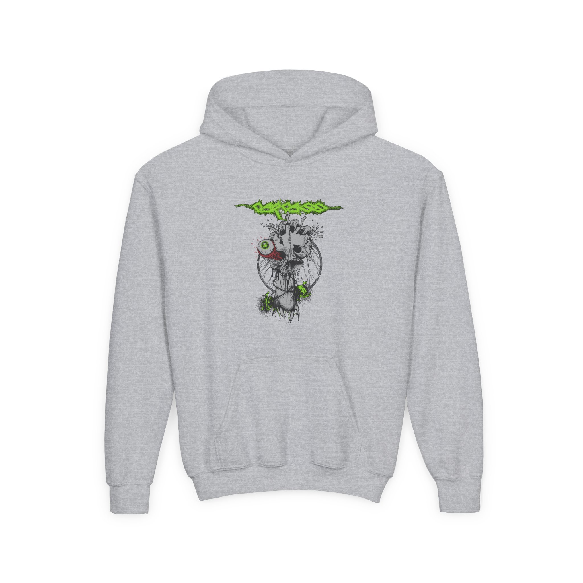Youth Carcass Vtg Heavy Blend Hooded Sweatshirt - Image 5
