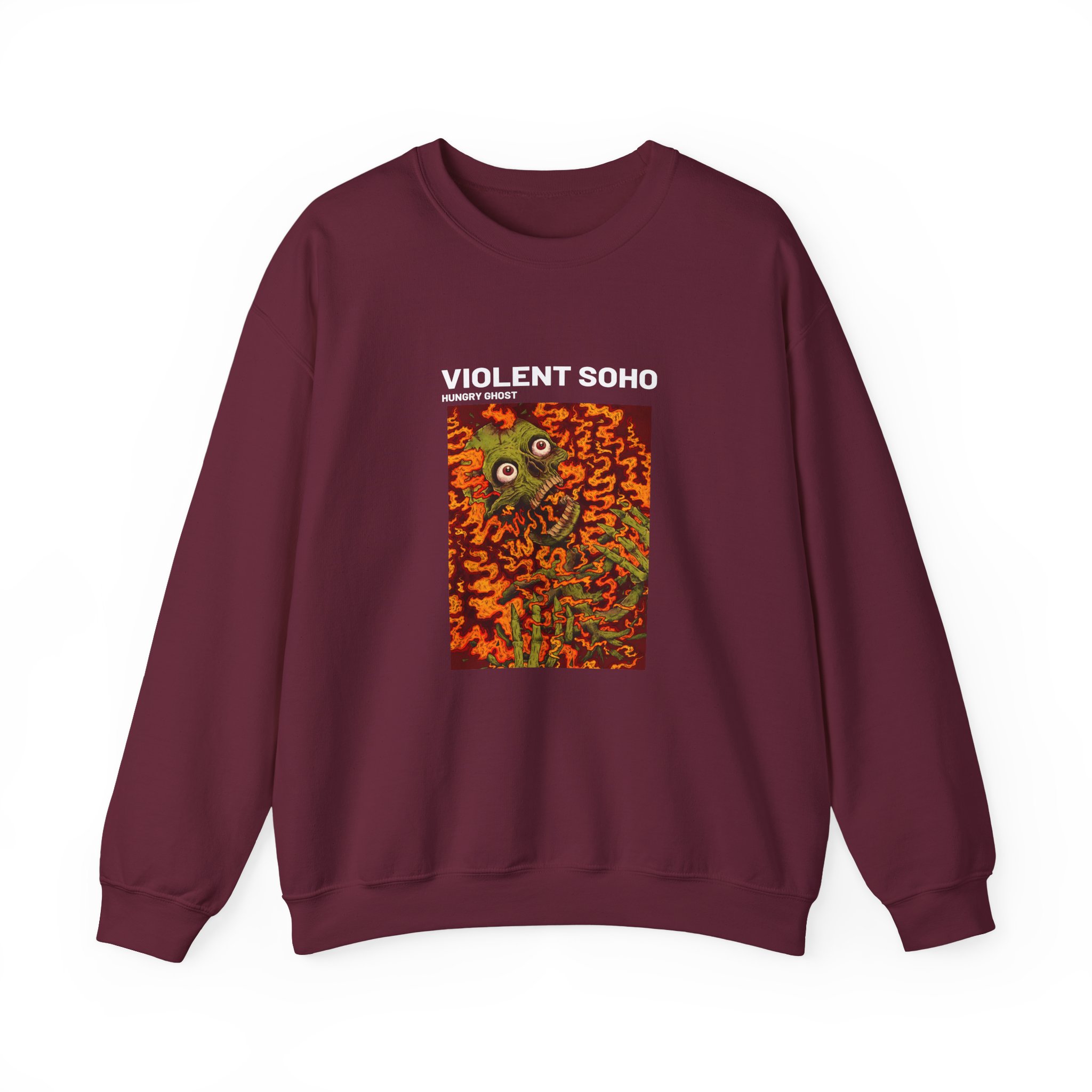Violent Soho Hungry Ghost Unisex Heavy Blend™ Crewneck Sweatshirt - Image 3