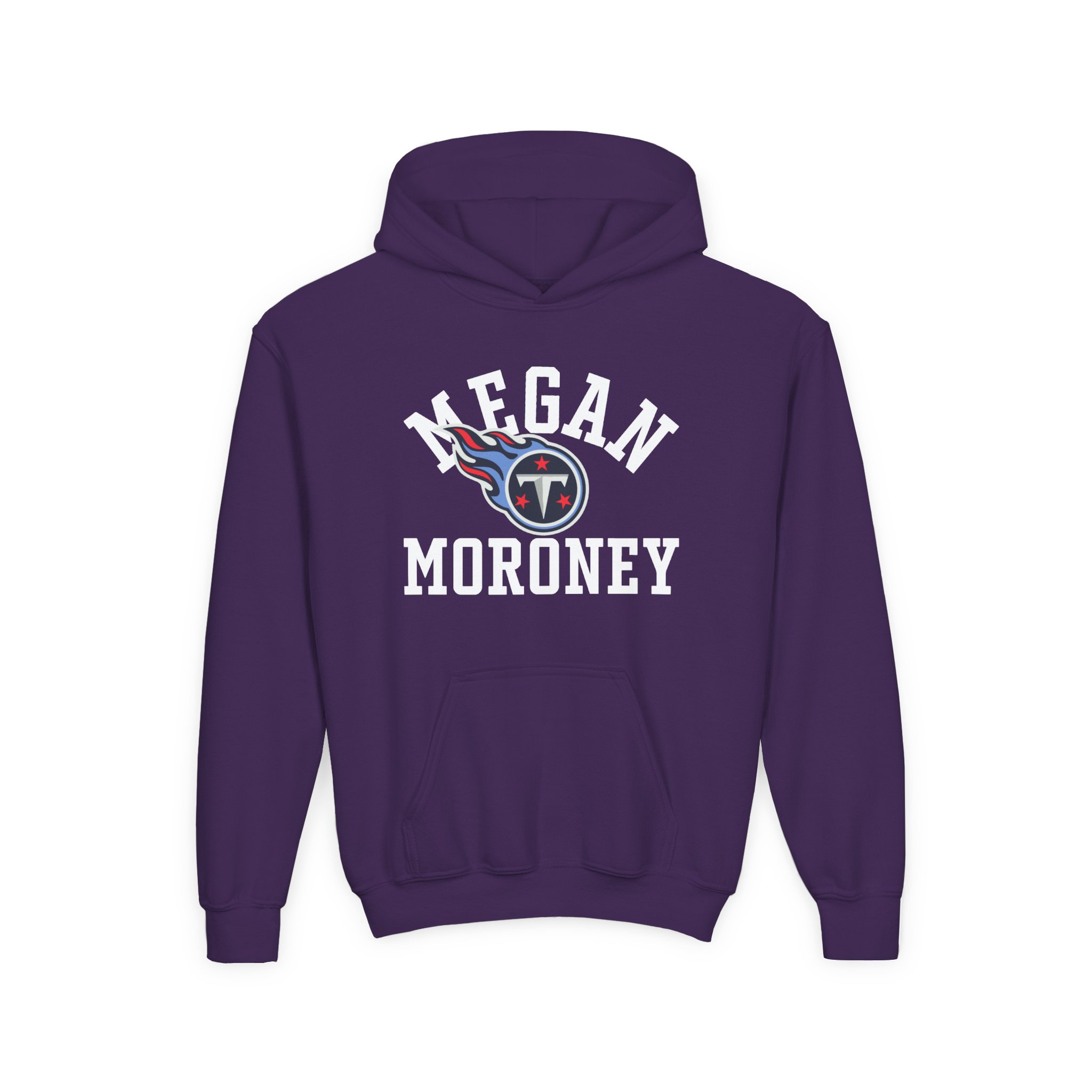 Megan Moroney Titans Varsity Youth Heavy Blend Hooded Sweatshirt - Image 13