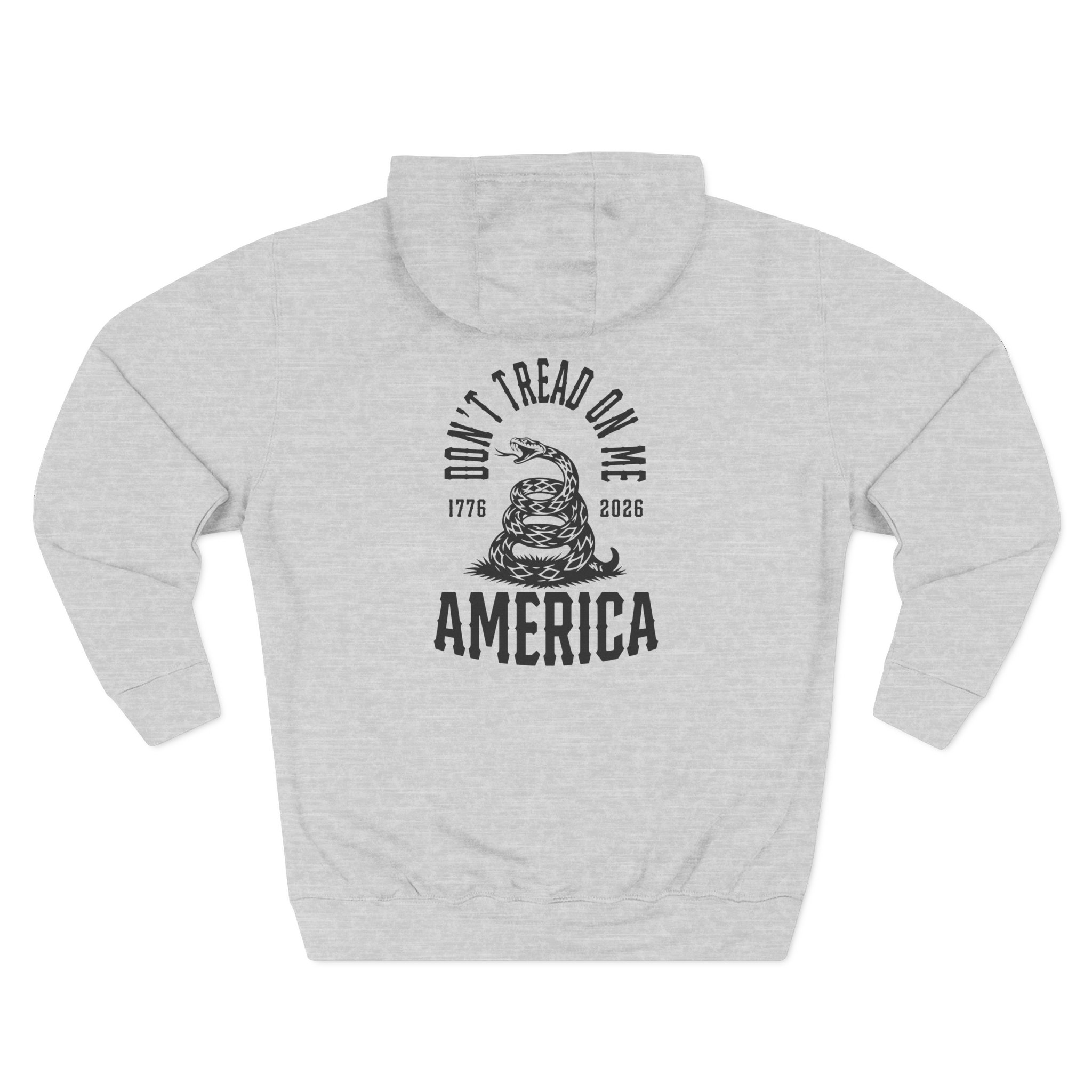 Valuetainment Don't Tread on Me Three-Panel Fleece Hoodie - Image 6