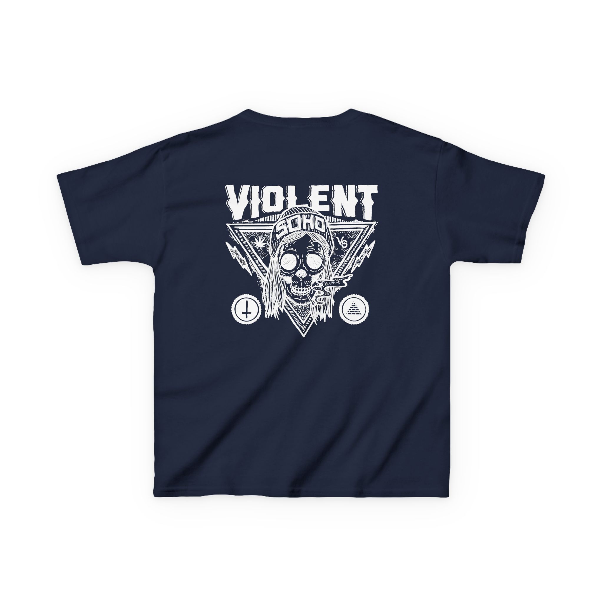 Violent Soho Blazin Skull Kids Heavy Cotton™ Tee - Image 12